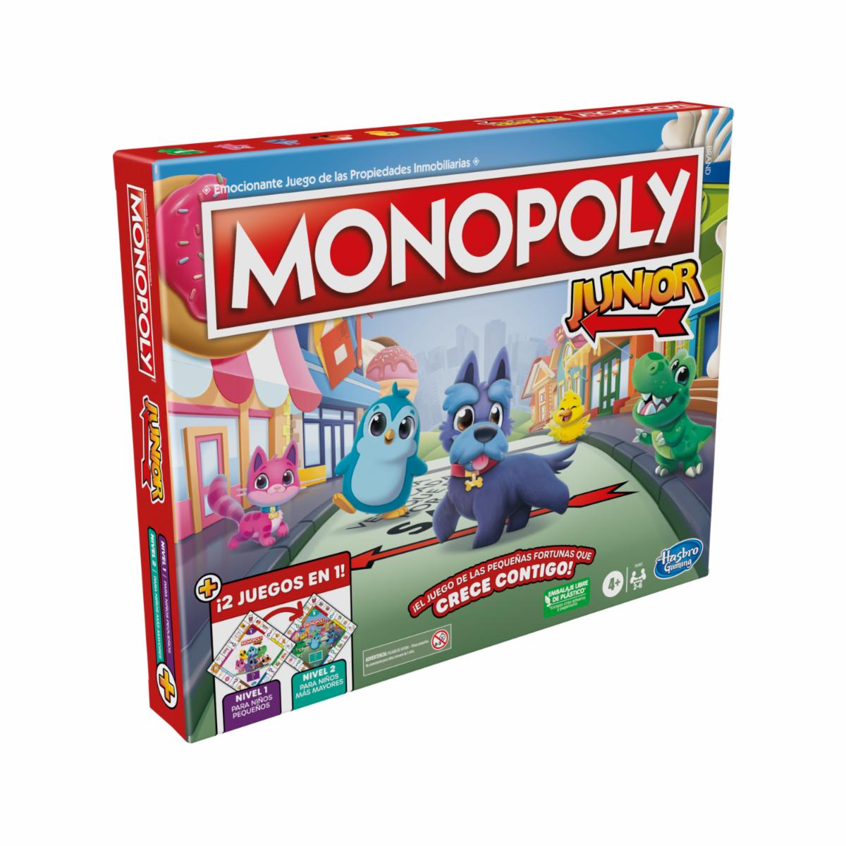 Juego De Mesa Monopoly Junior 2 En 1 HASBRO 2 – 6 Jugadores