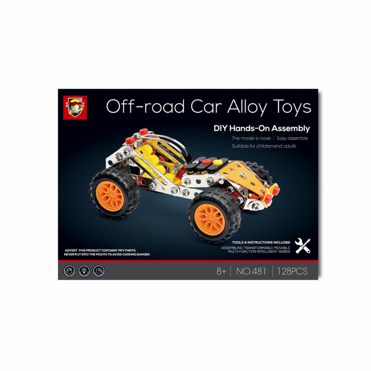 Kit Para Armar Carro Todo Terreno ASSEMBLY TOYS 128 Piezas