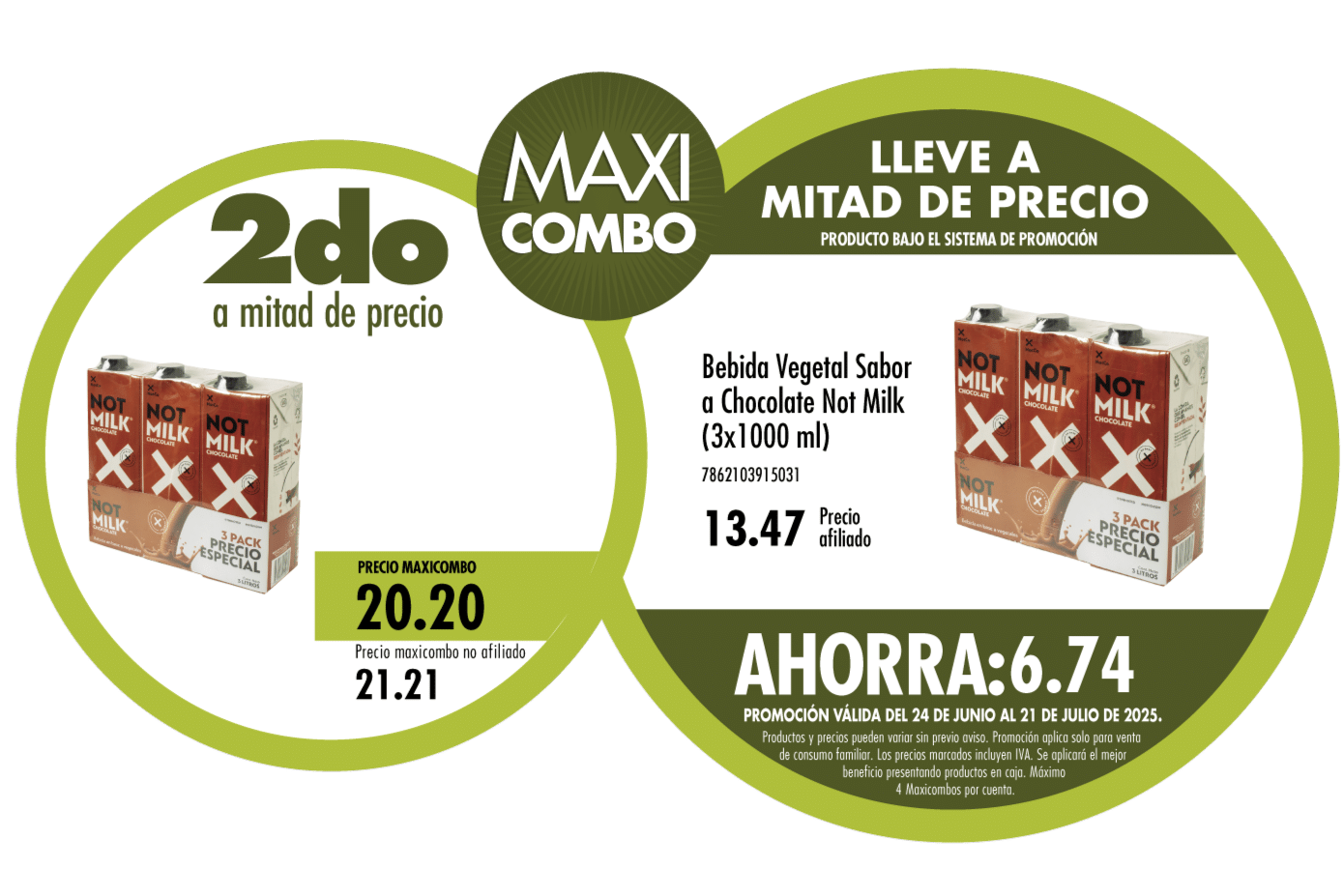 Maxicombo mitad de precio 1