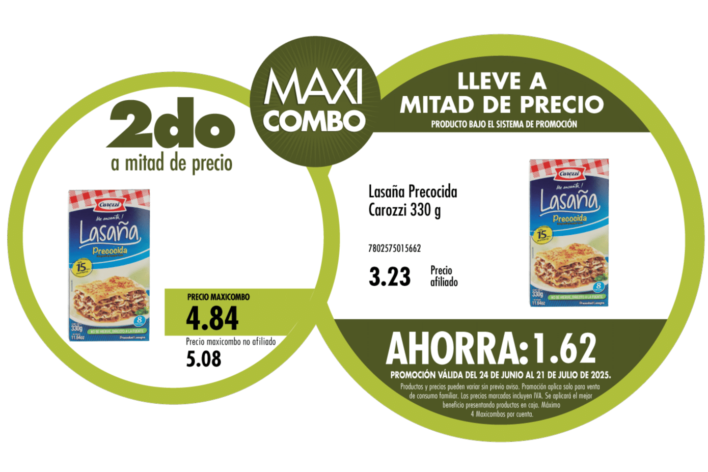 Maxicombo mitad de precio 3