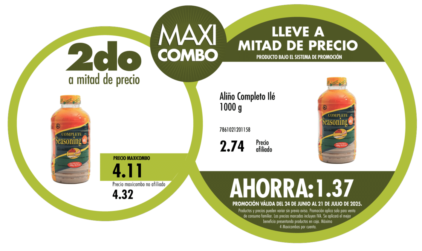 Maxicombo mitad de precio 4