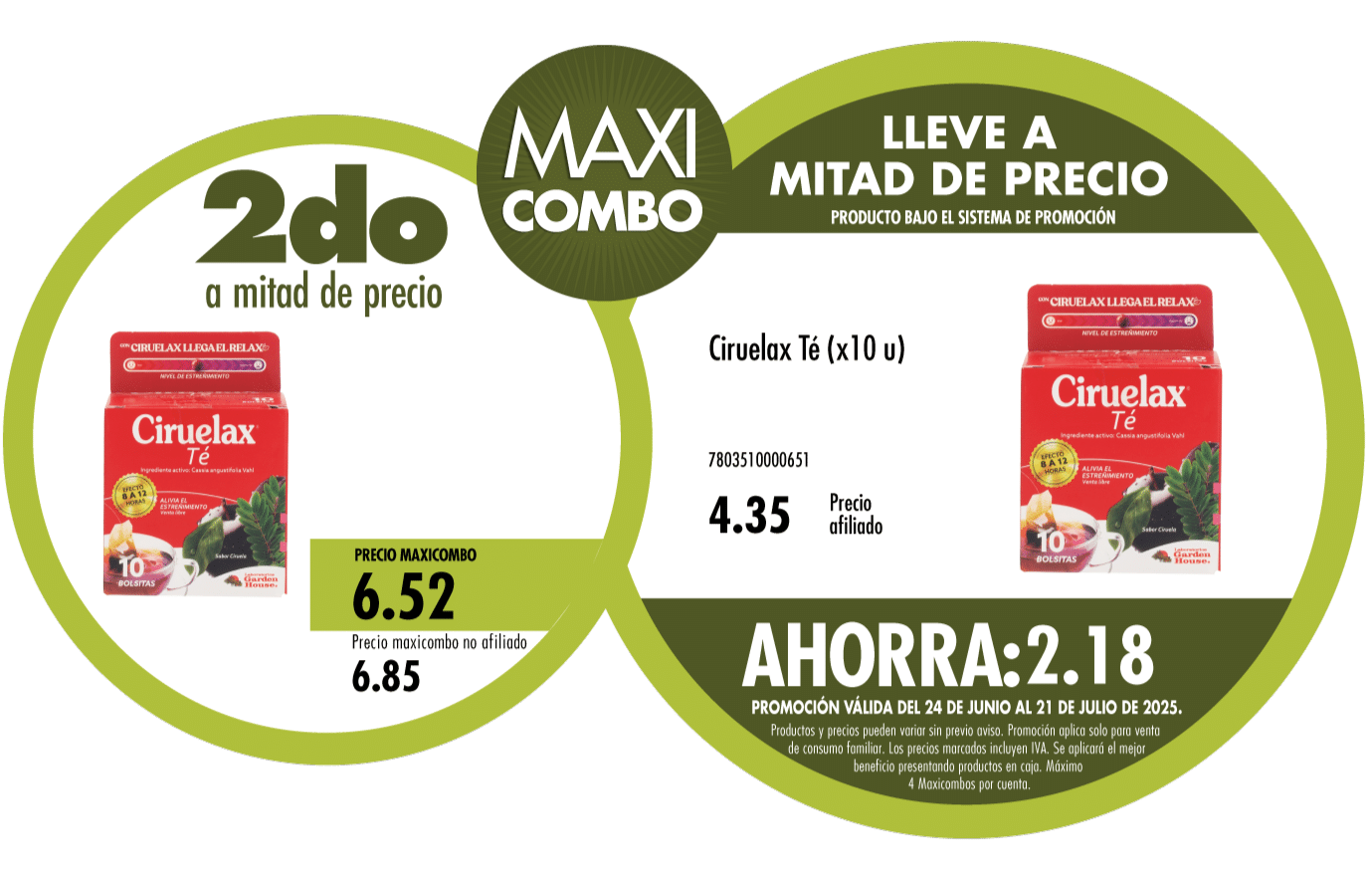 Maxicombo mitad de precio 6