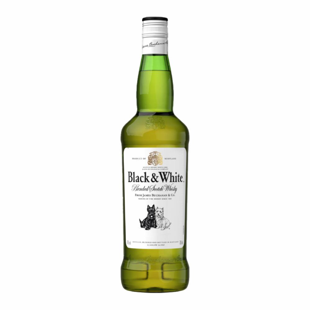 Whisky Blended Black & White 750 Ml