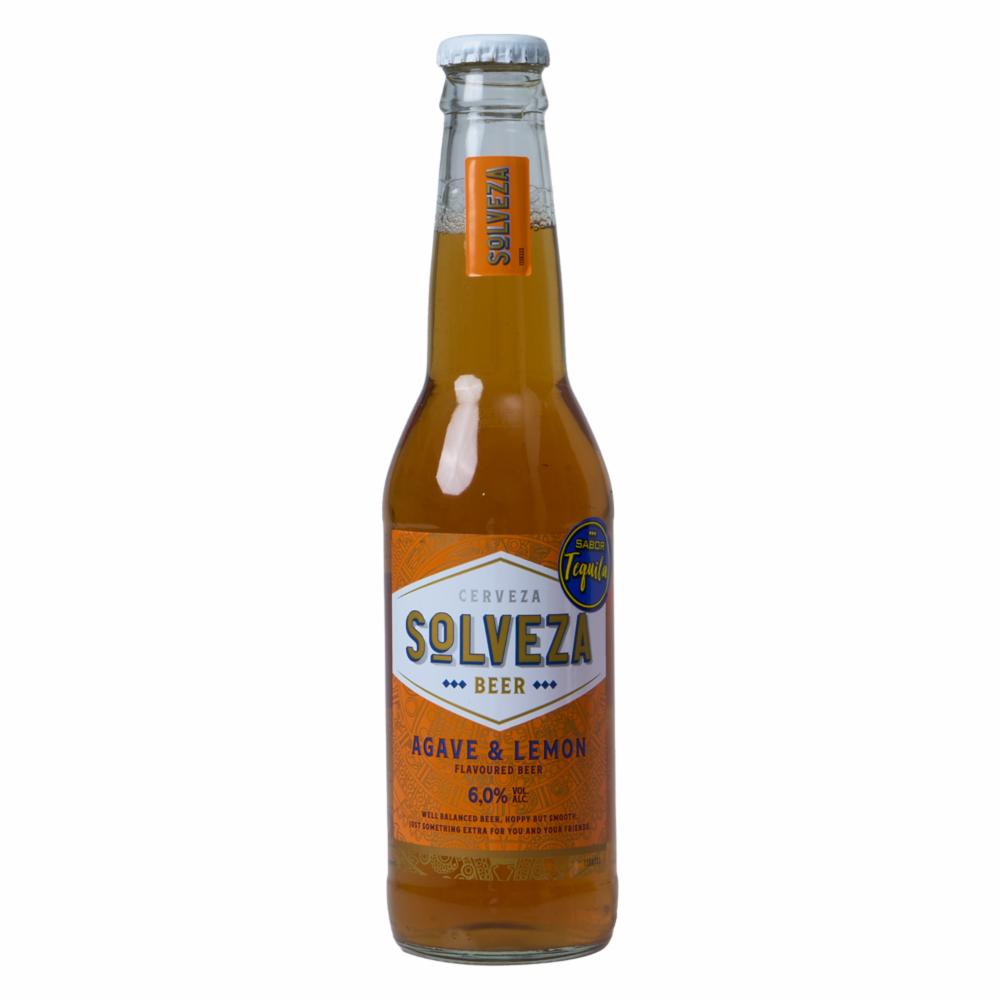 Cerveza Con Agave Y Limón Solvenza 330 Ml