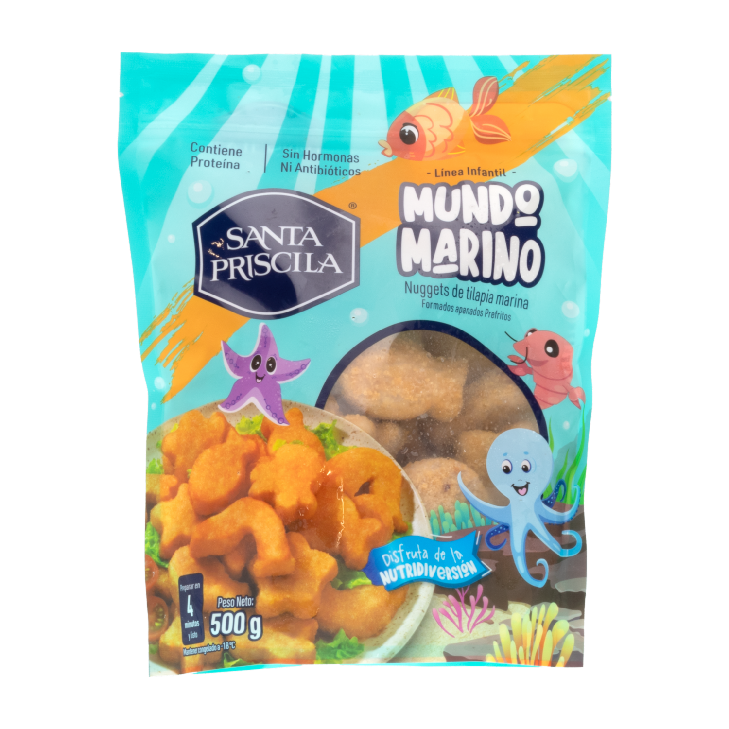 Marino Nuggets De Tilapia SANTA PRISCILA 500 G