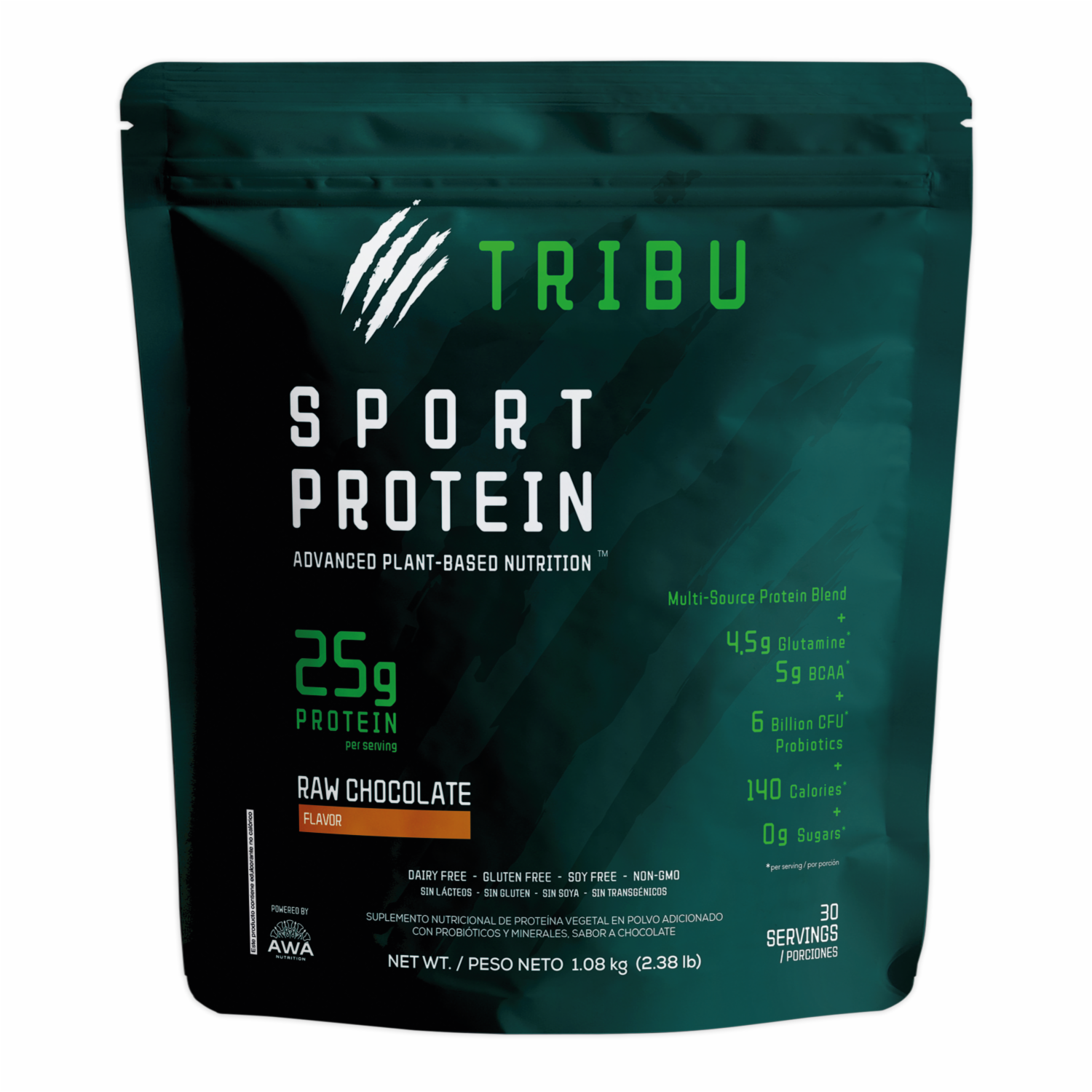 Proteina Vegana Sabor A Chocolate AWA NUTRITION 1080 G