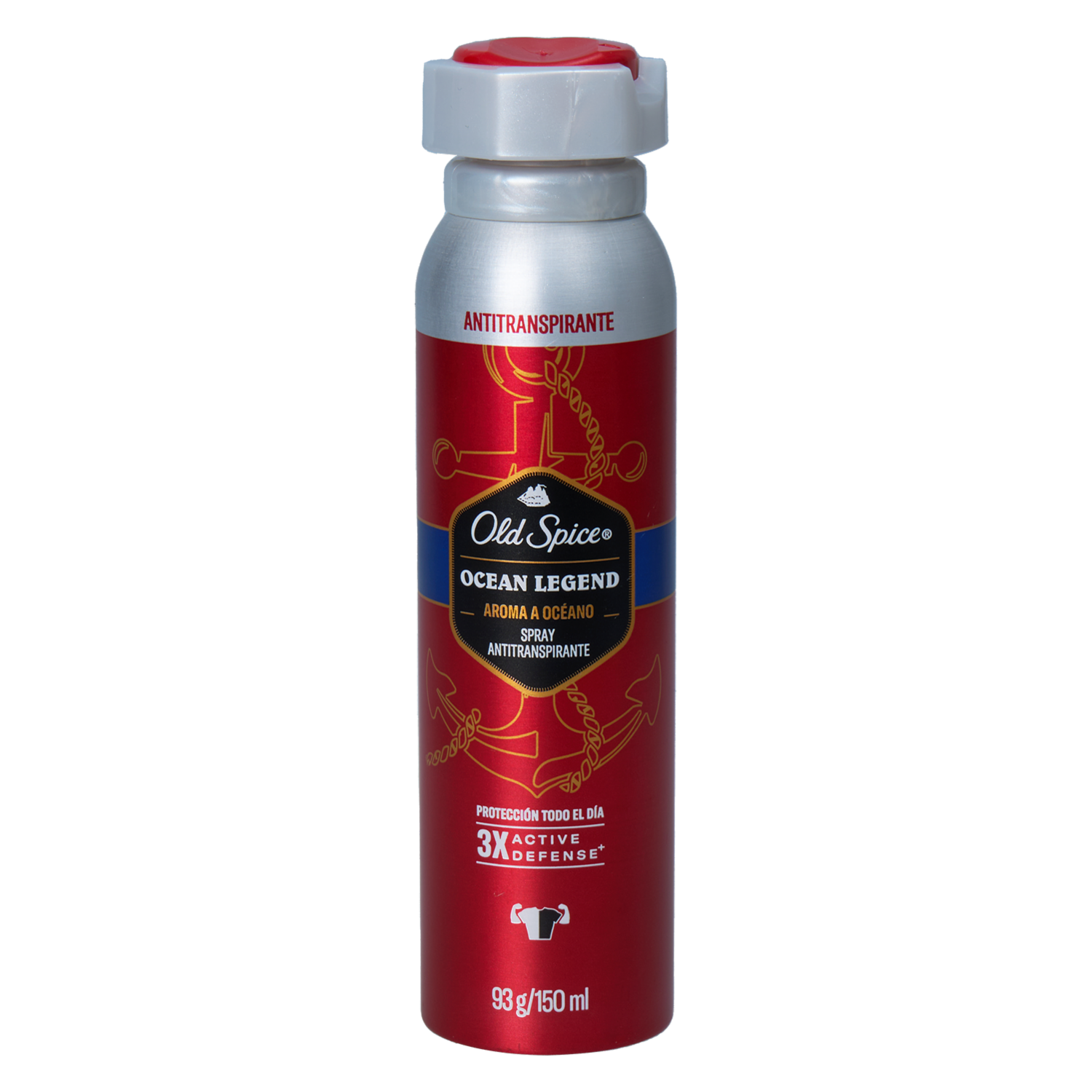 Desodorante En Aerosol Antitranspirante Ocean Legen Active Defense Aroma Océano OLD SPICE 150 Ml