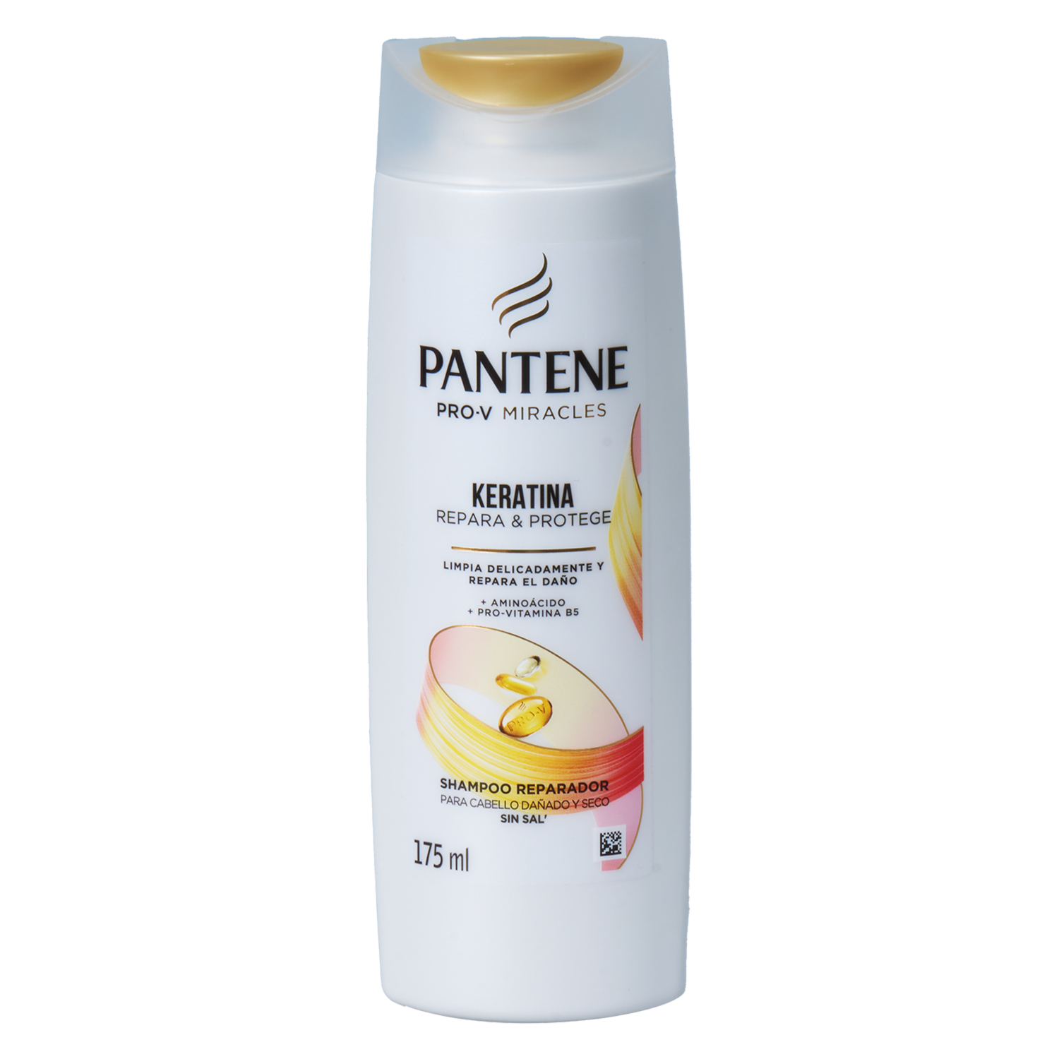 Shampoo De Cabello Línea Miracles Keratina Repara Y Protege PANTENE 175 Ml