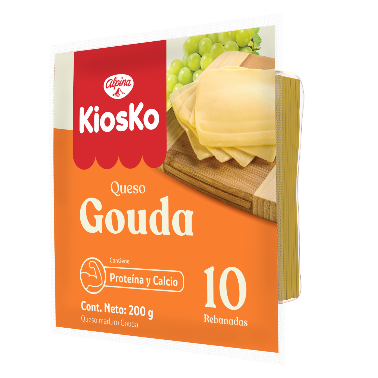 Queso Gouda Lonjas KIOSKO 200 G