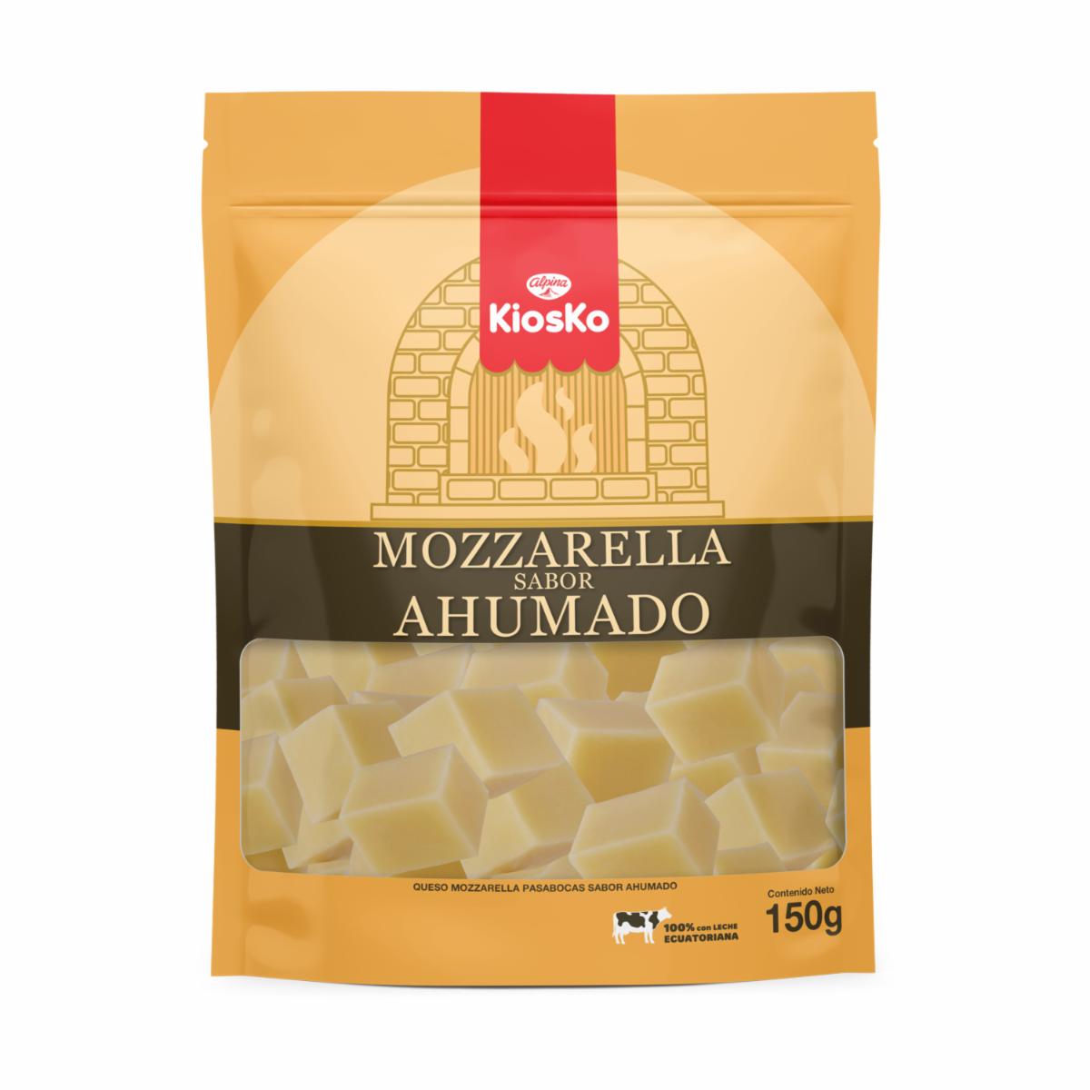 Queso Mozzarella Ahumado En Cubos KIOSKO 150 G