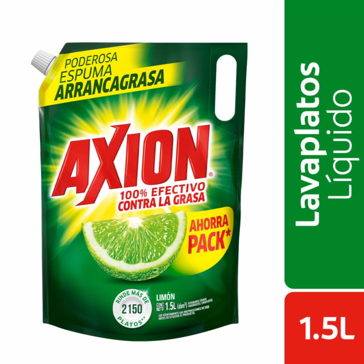 Lavavajillas Líquido Limón AXION 1500 Ml