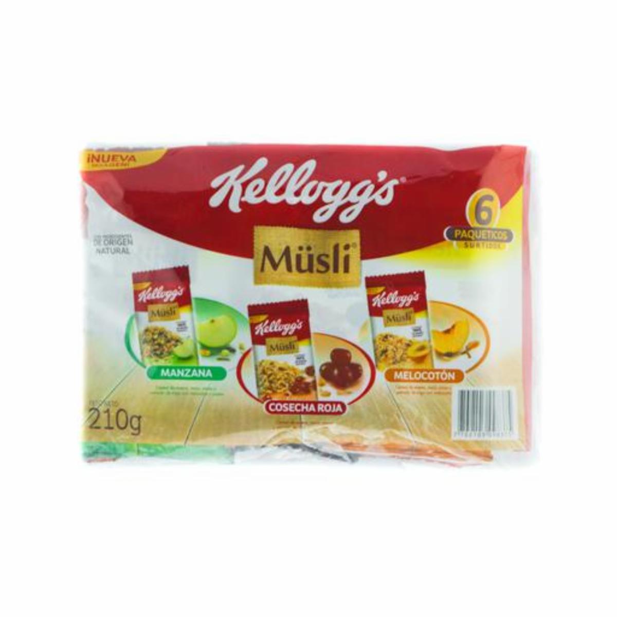 Cereal Musli Surtido 6Pack KELLOGG’S 6 X 35 G