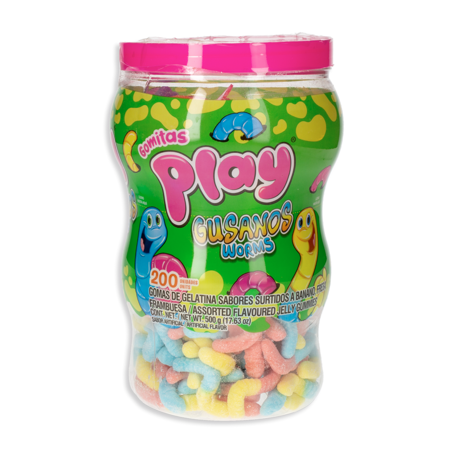 Gomitas Gusanos PLAY 500 G