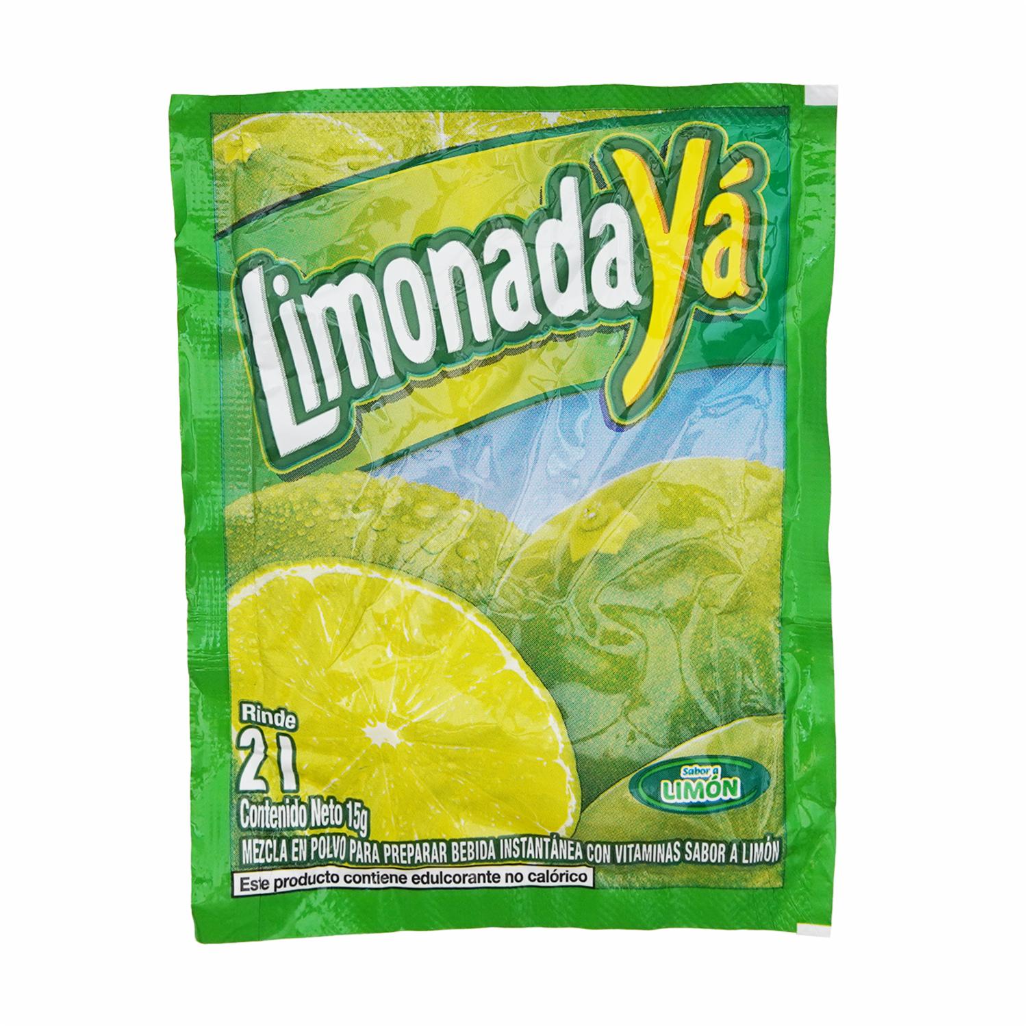 Jugo En Polvo Sabor a Limonada YA 15 g