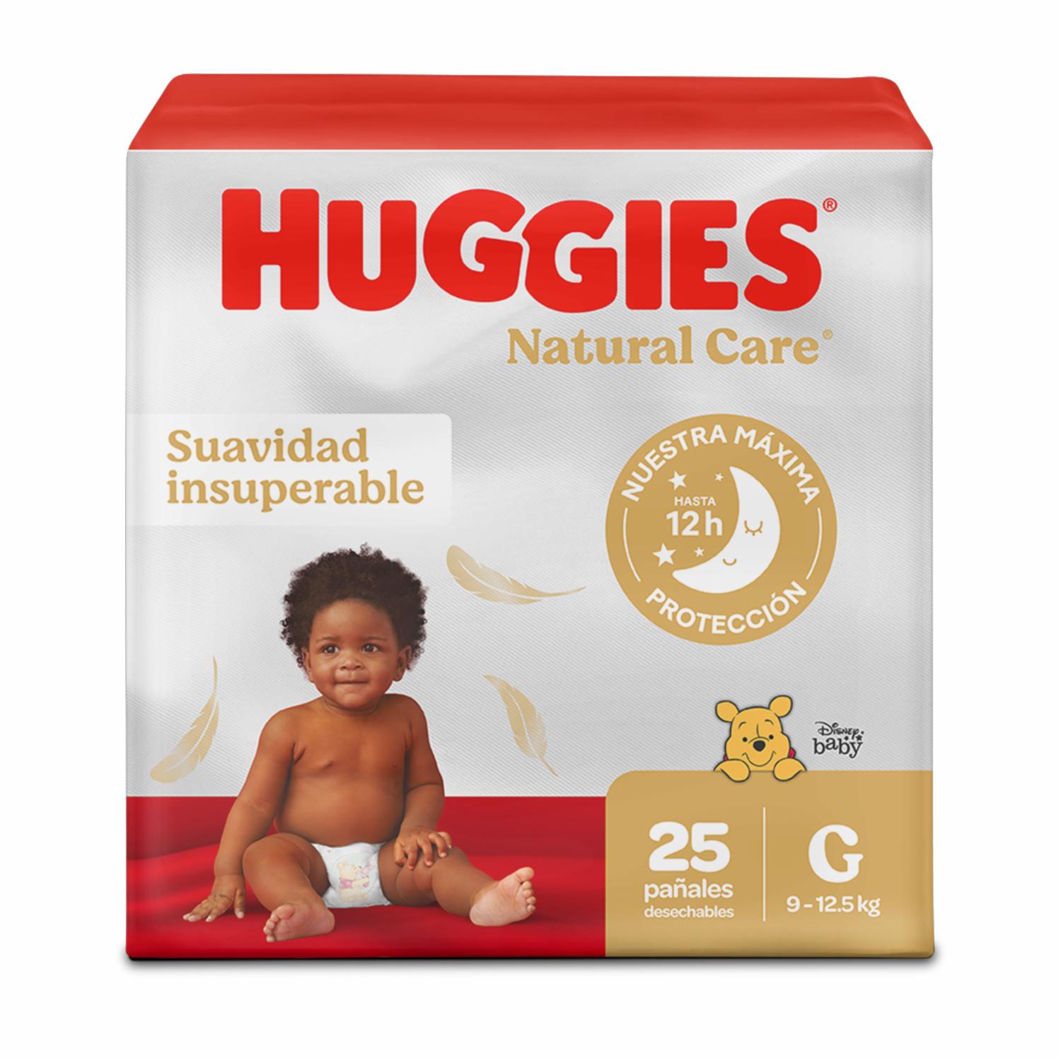Pañales Desechables Para Bebés Natural Care HUGGIES x 25 Uds