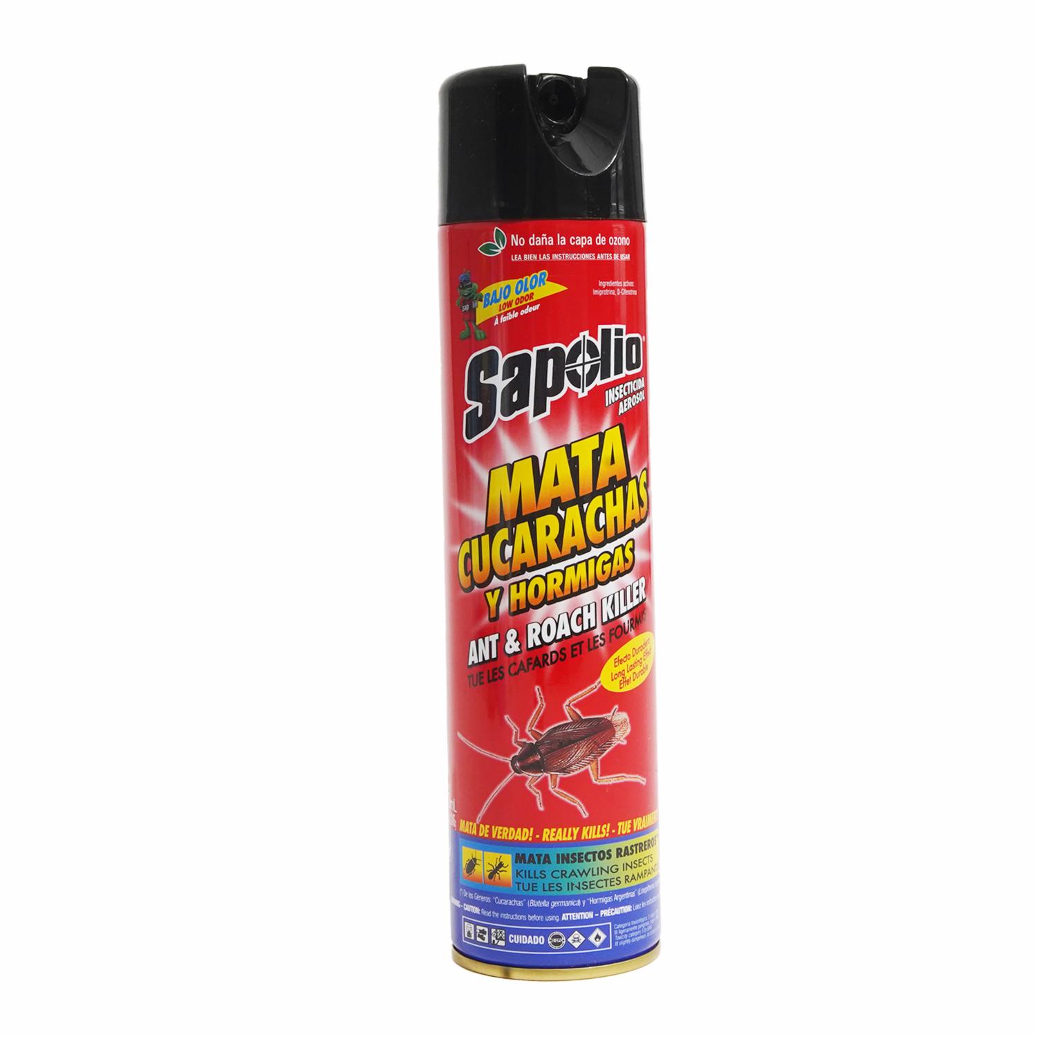 Mata cucarachas. En Spray SAPOLIO Aerosol