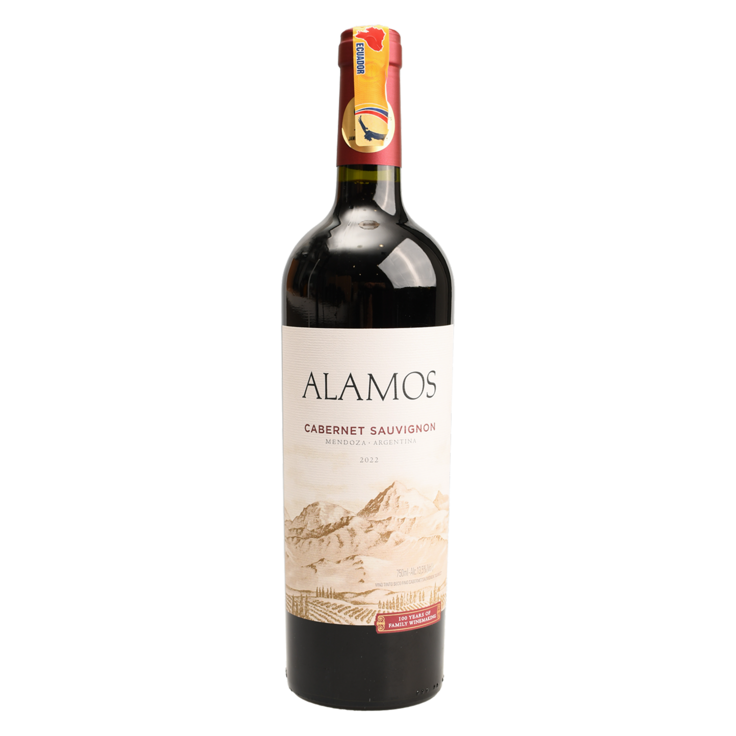 Vino Tinto Seco Cabernet Sauvignon ALAMOS 750 Ml