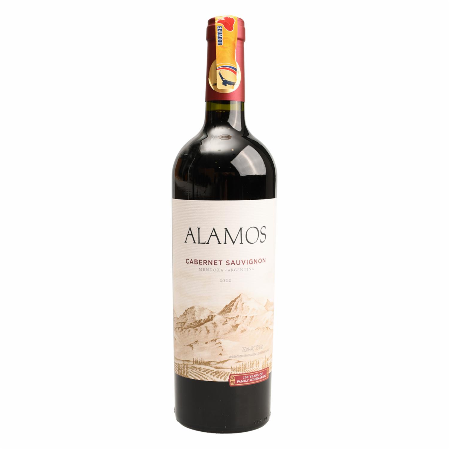 Vino Tinto Seco Cabernet Sauvignon Alamos 750 Ml