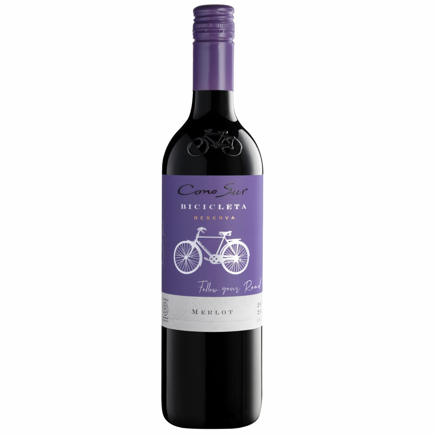 Vino Chileno Merlot Cono Sur 750 Ml