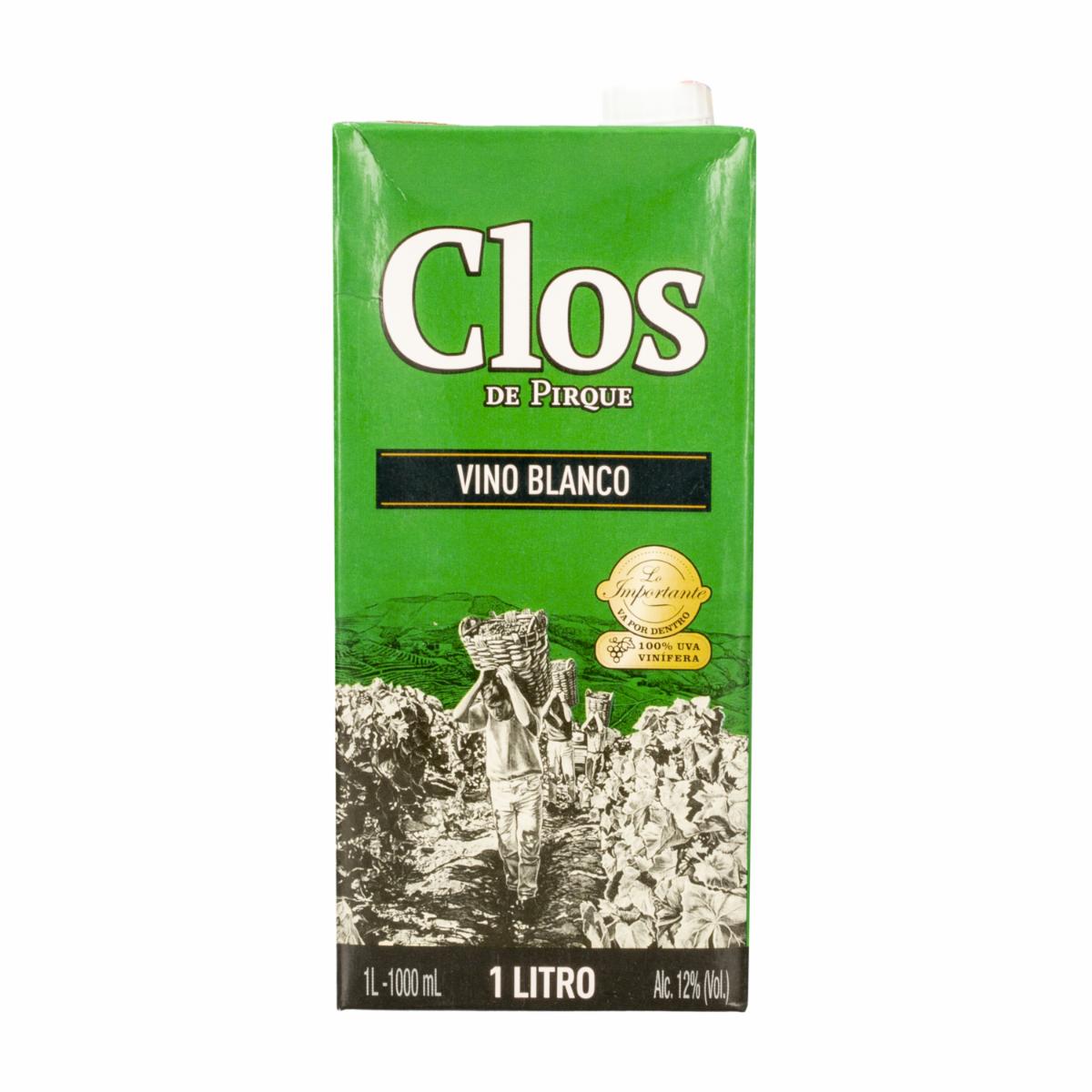 Vino Blanco Importado CLOS PIRQUE 1000 Ml