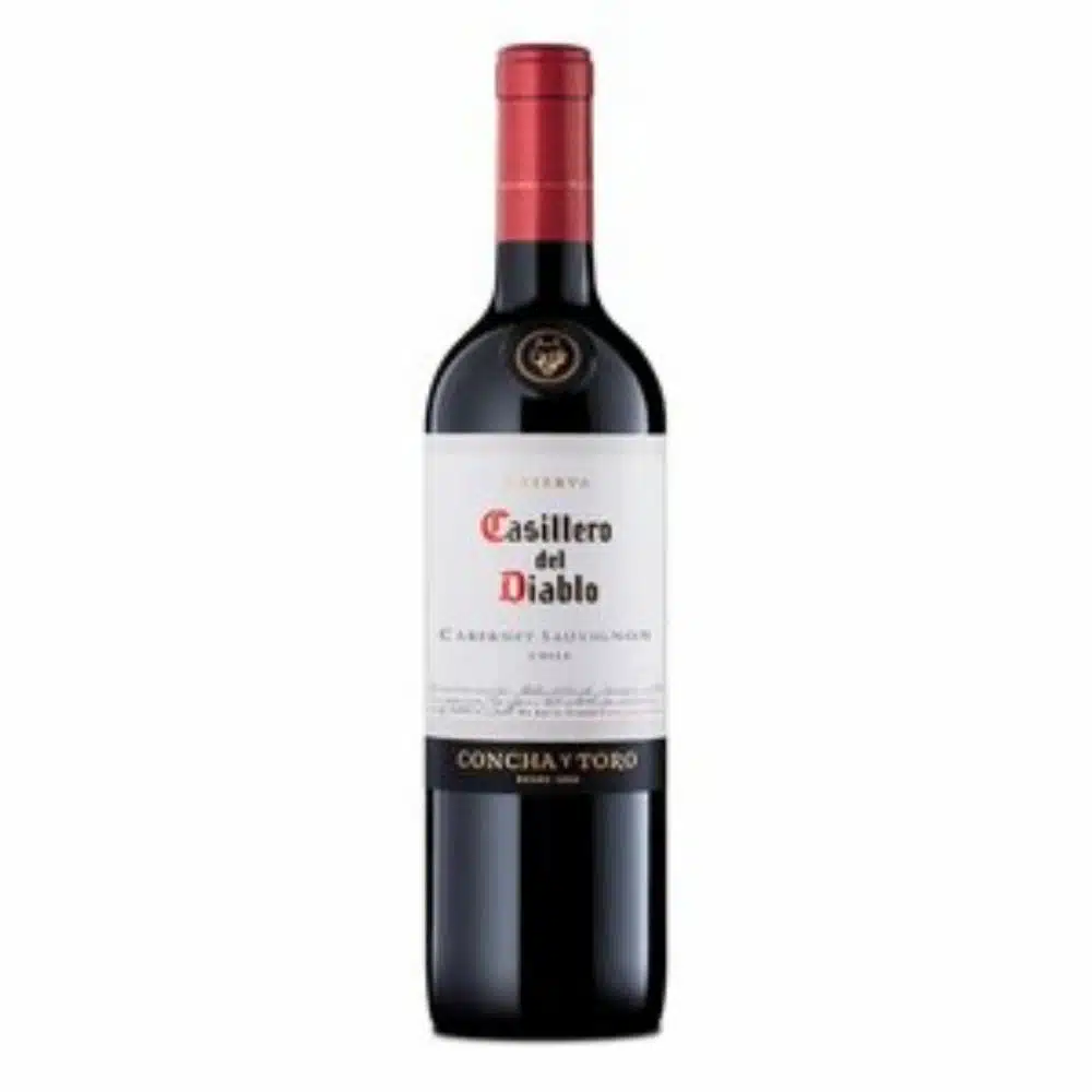 Vino Tinto Cabernet Sauvignon Casillero Del Diablo 375 Ml
