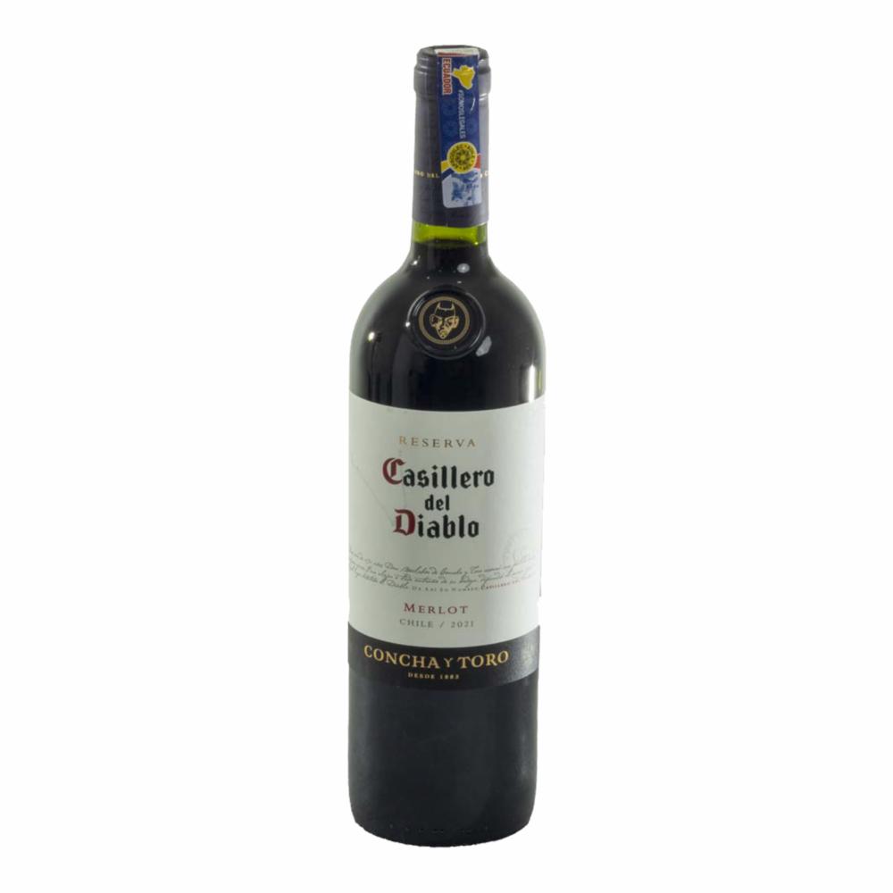 Vino Tinto Merlot Casillero Del Diablo 750 Ml