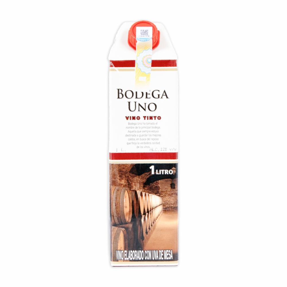 Vino Tinto En Tetrapak Bodega Uno 1000 Ml