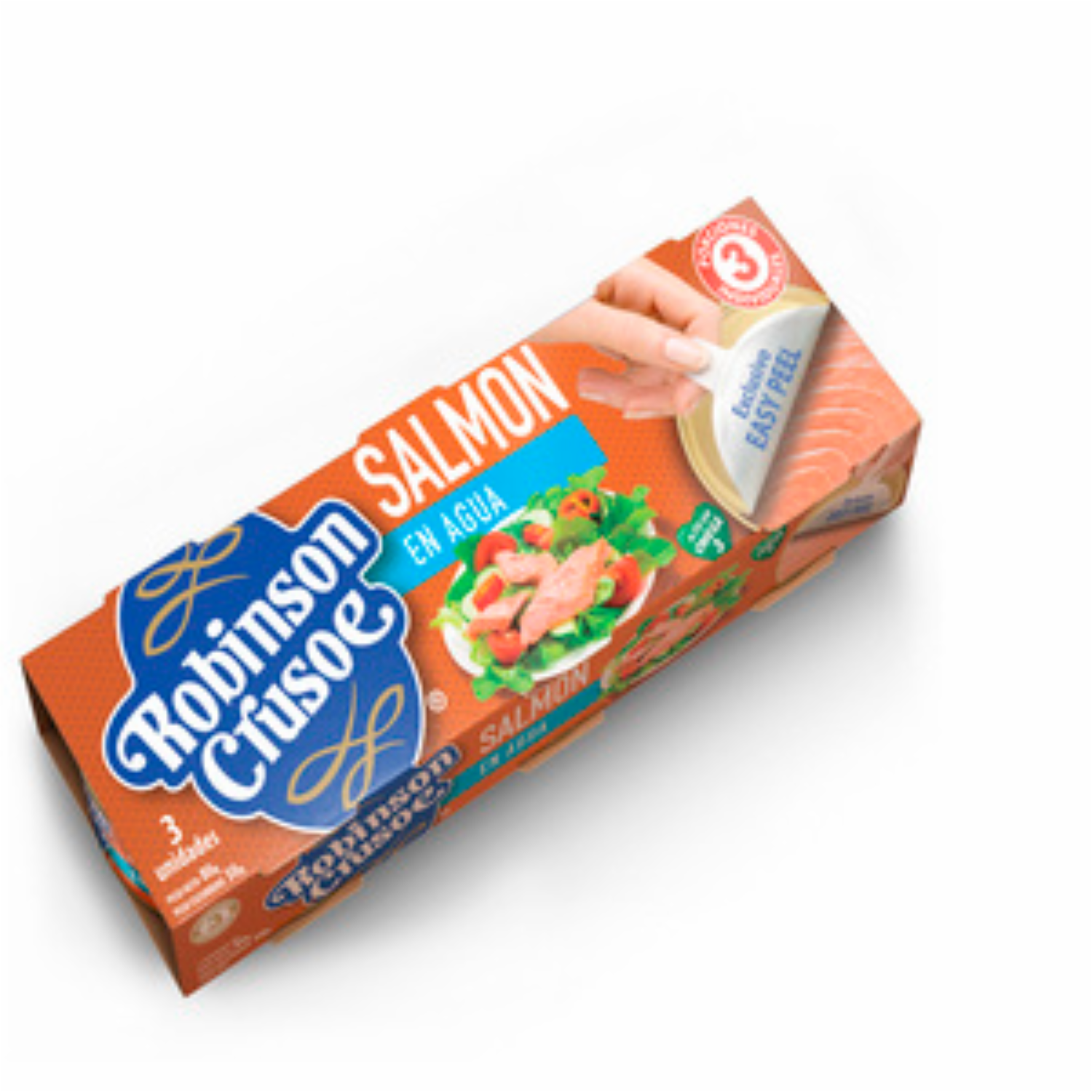 Salmón En Agua ROBINSON CRUSOE Pack X 3 X 240 G