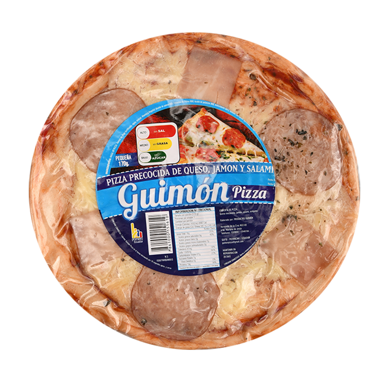 Pizza Pequeña GUIMÓN 170G