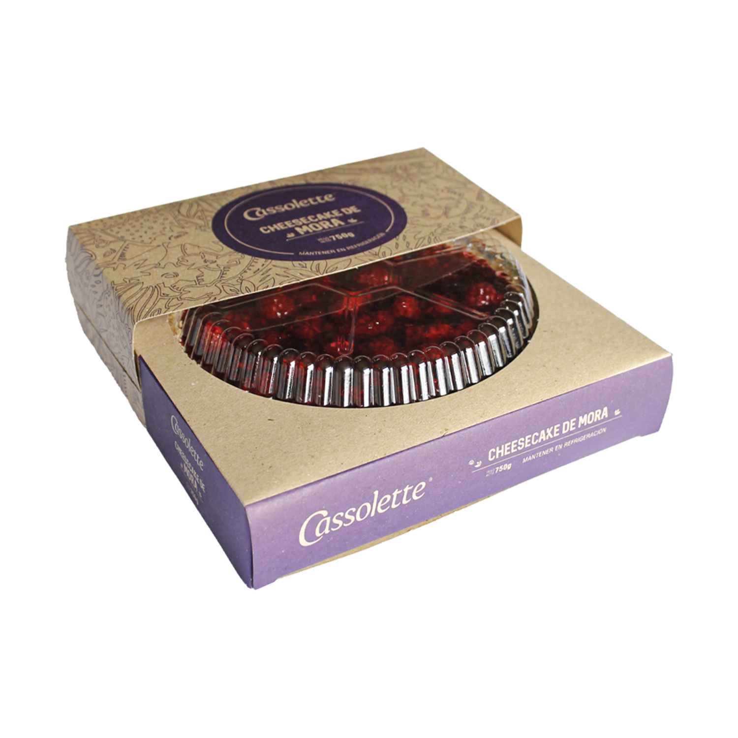 Cheesecake De Mora CASSOLETTE 9 Porciones 750 G