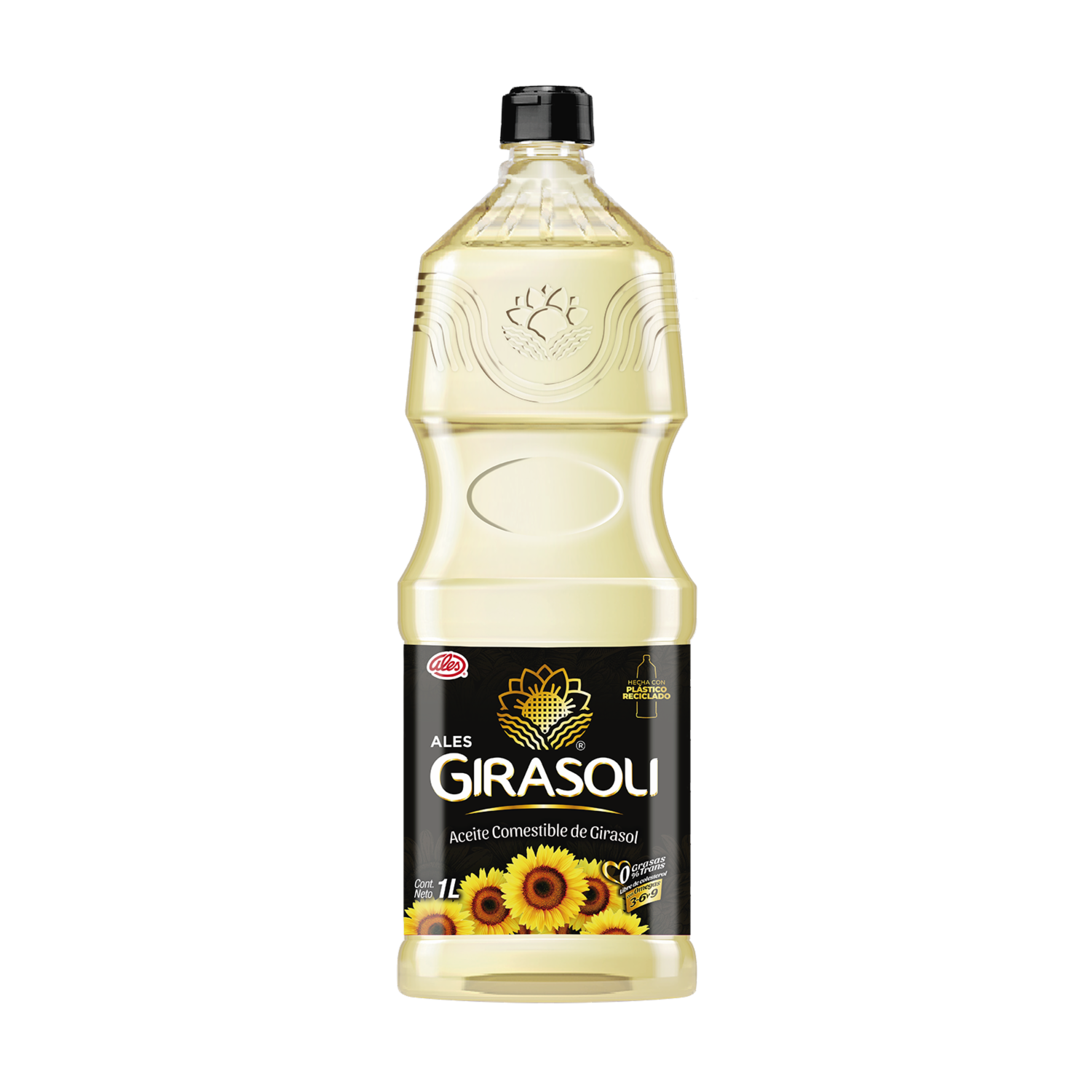 Aceite Comestible Vegetal De  Girasol GIRASOLI 1000 Ml