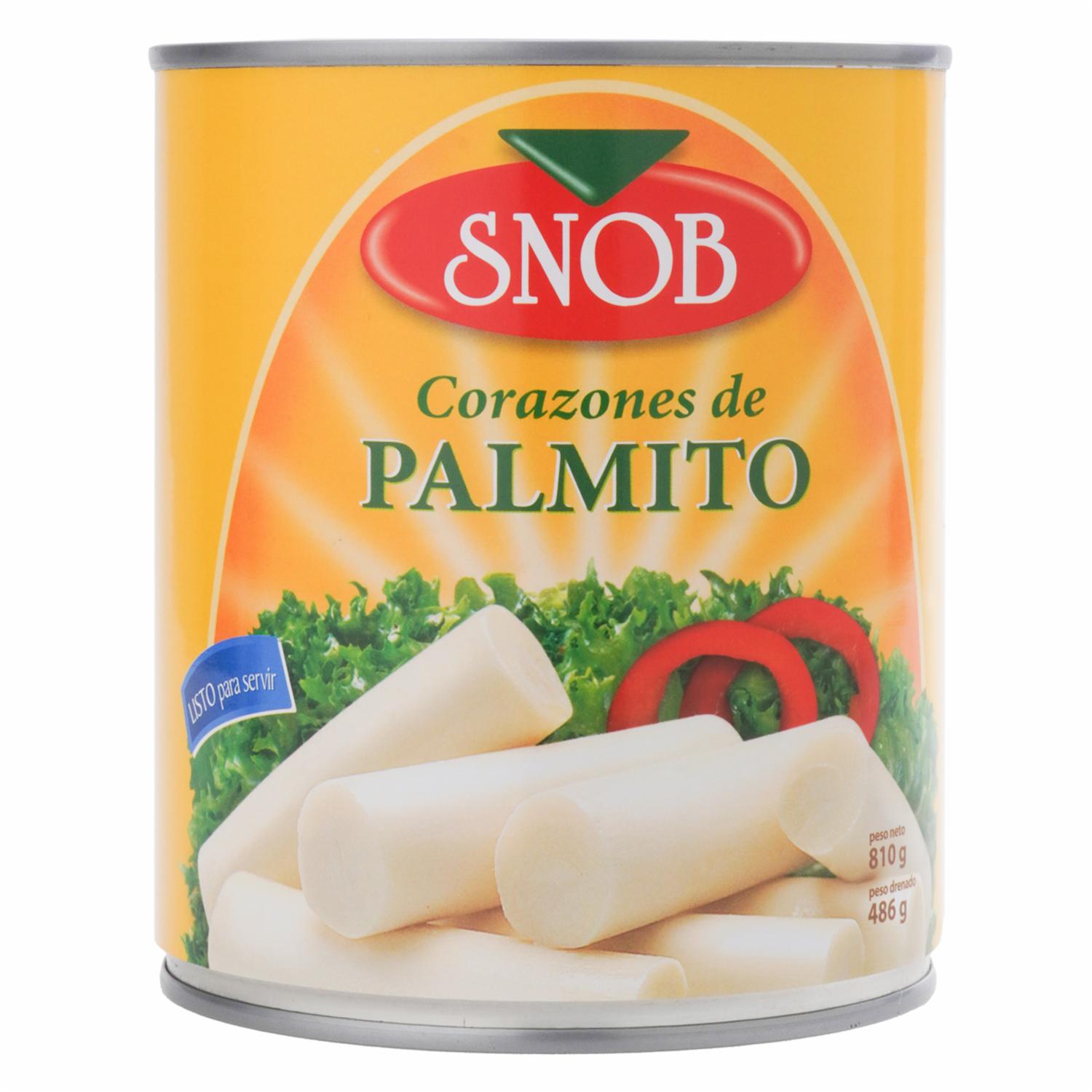 Palmitos En Conserva SNOB 810 g