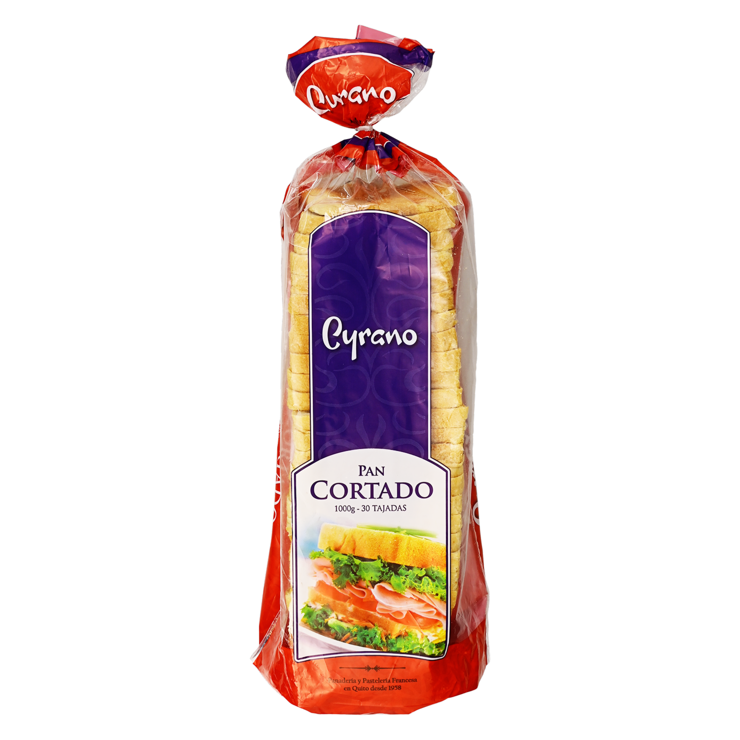 Pan Blanco Rebanado Gigante CYRANO 1000 G