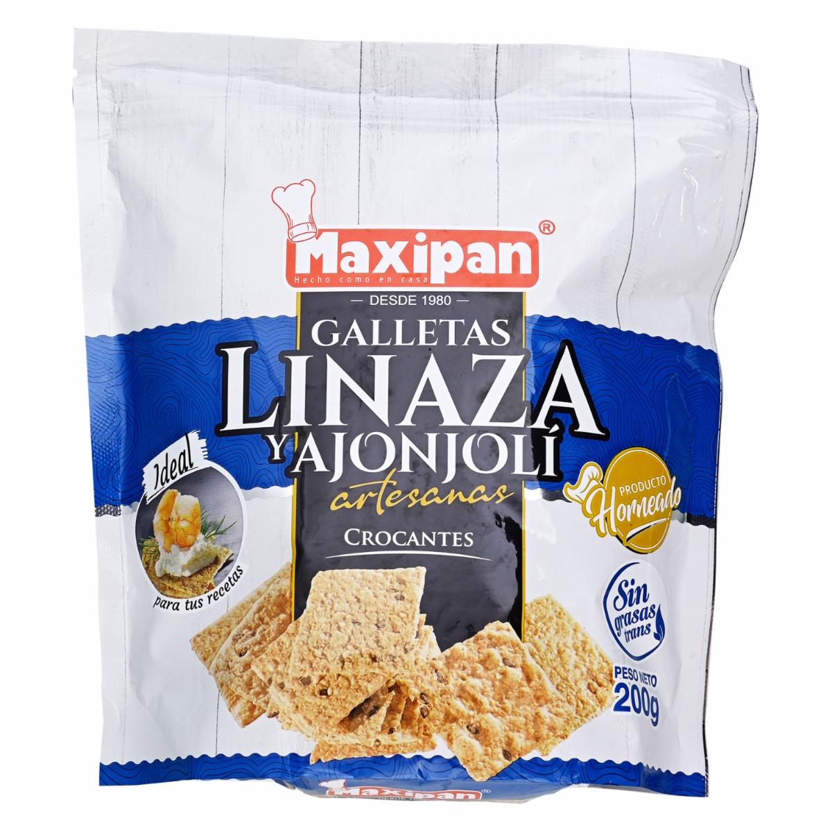 Galleta De Linaza Y Ajonjolí MAXIPAN 200 G