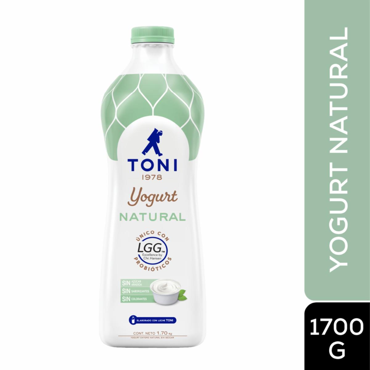 Yogurt Natural TONI 1700 G