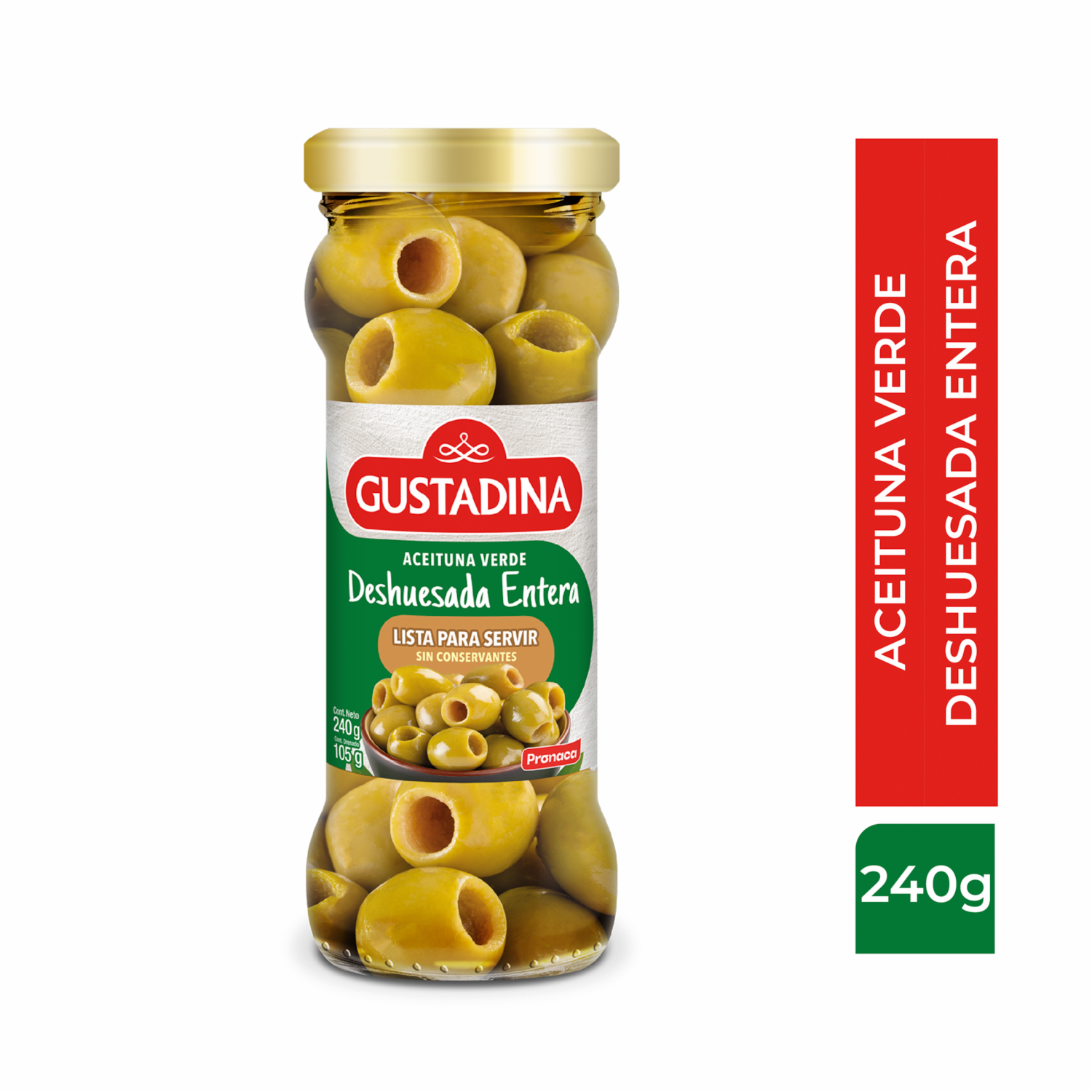 Aceitunas Deshuesada GUSTADINA 240 G