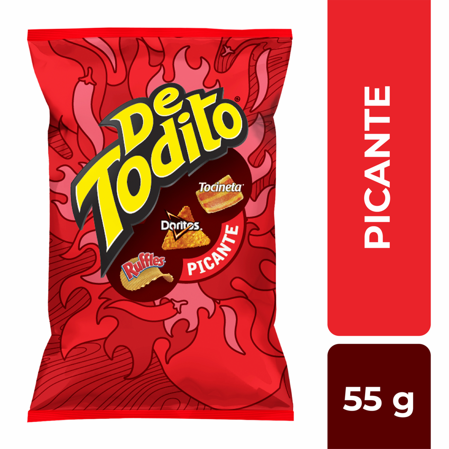 Bocaditos Mix Picantes DE TODITO 55 G