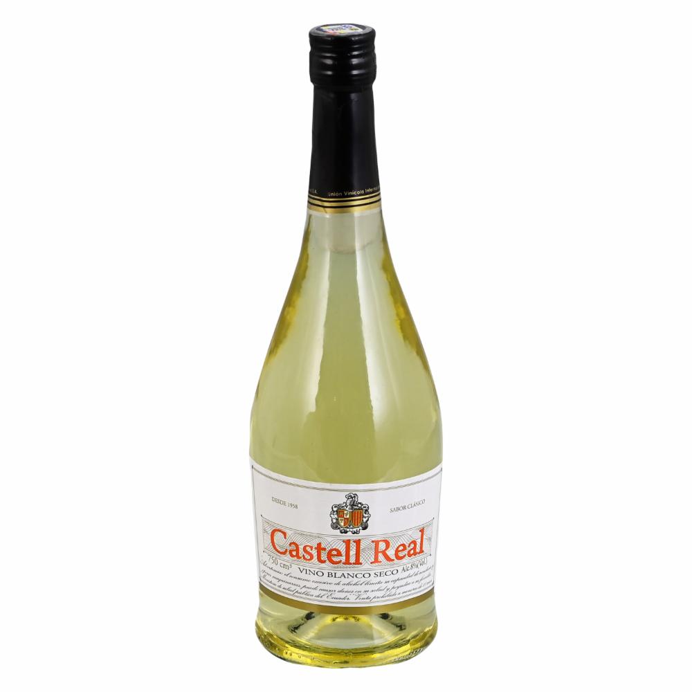 Vino Seco Blanco Castell Real 750 Ml