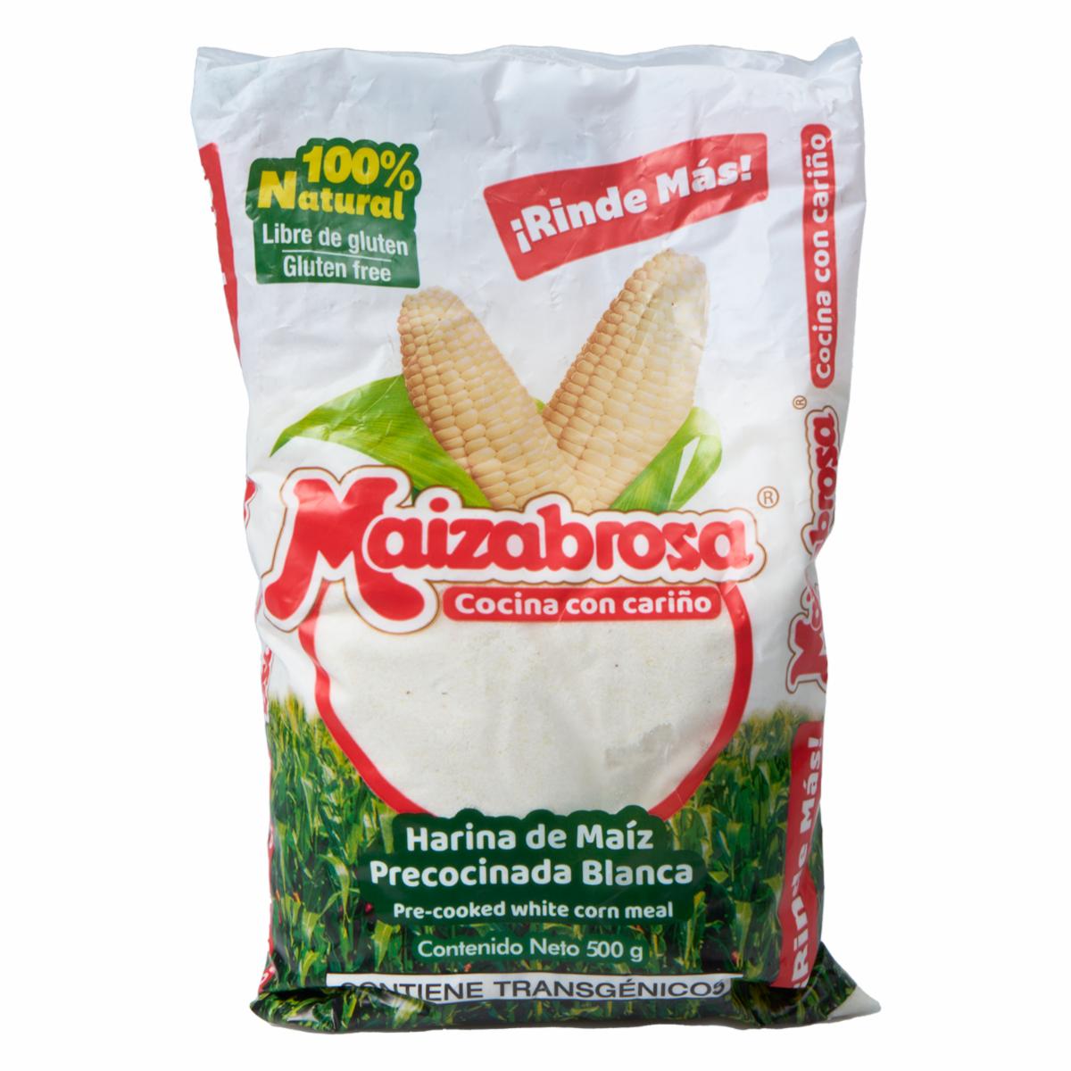 Harina De Maíz Precocinada Blanca MAIZABROSA 500 G