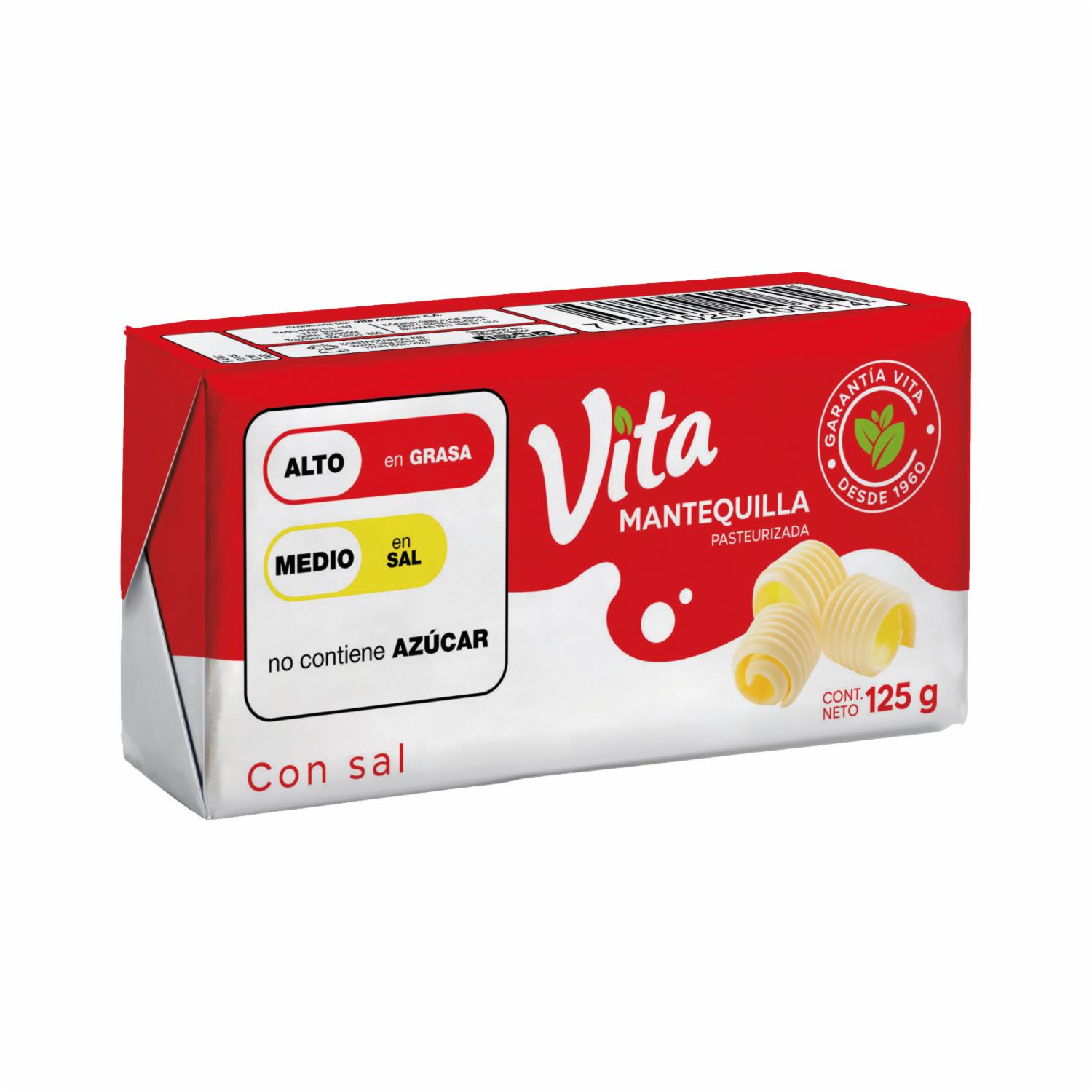 Mantequilla Con Sal VITA 125 G