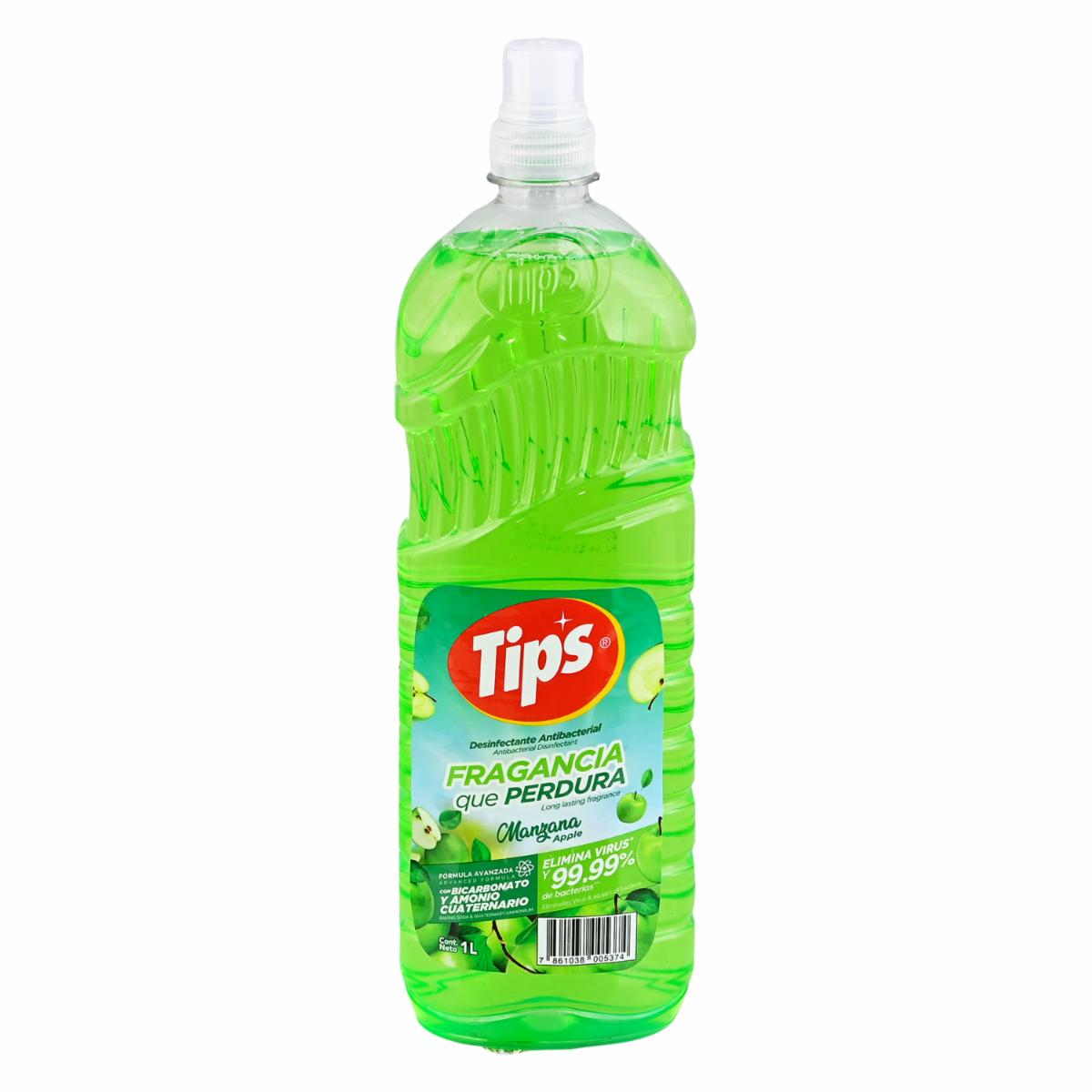 Desinfectante De Manzana TIPS 1000 Ml