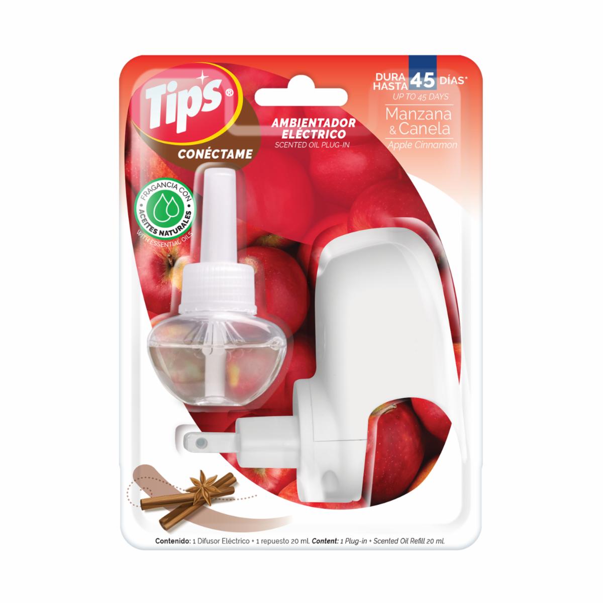 Ambiental Eléctrico Manzana Y Canela TIPS 20 Ml