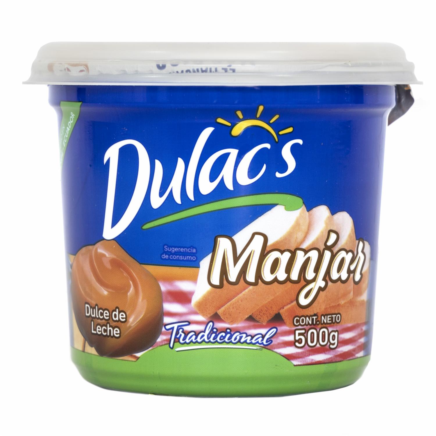 Manjar De Leche Tradicional Para Untar DULACS 500 G