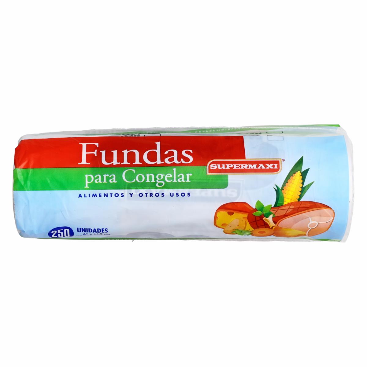 Funda Para Congelar Alimentos SUPERMAXI 250 Unidades