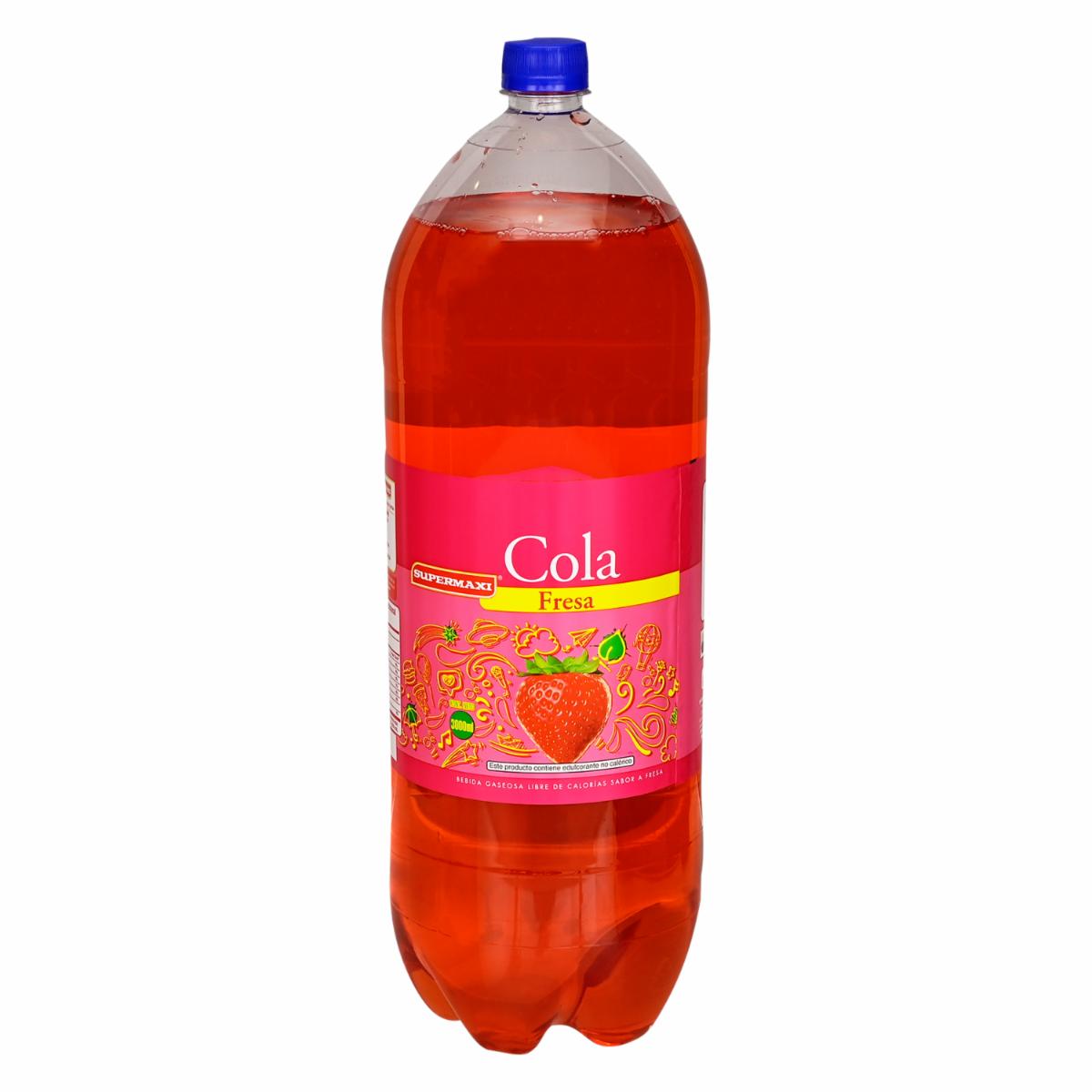Gaseosa De Fresa SUPERMAXI 3000 Ml