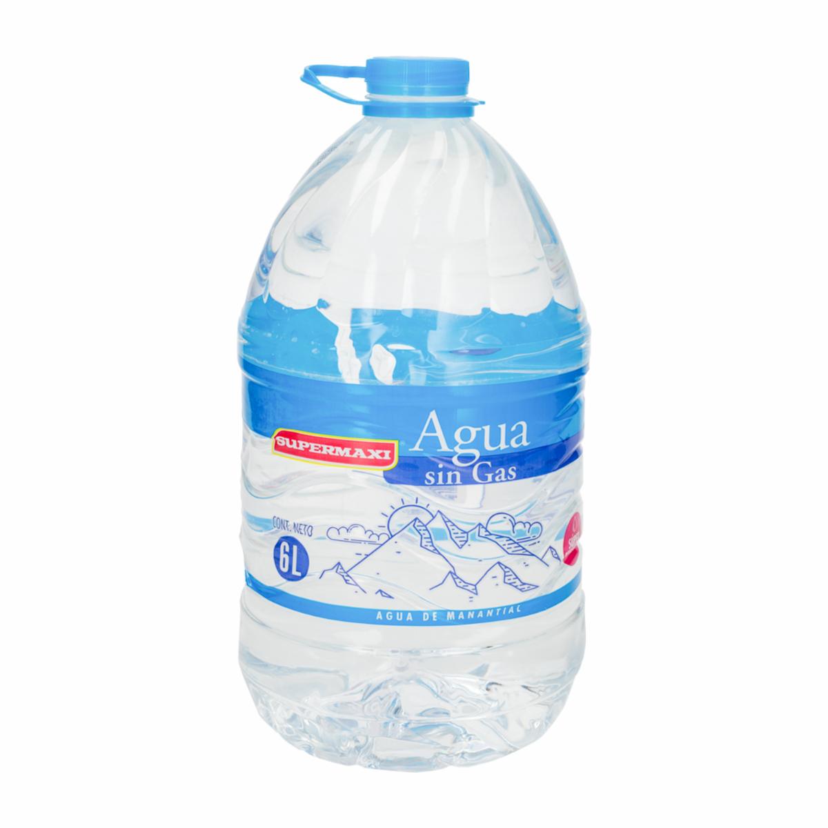 Agua Natural Sin Gas SUPERMAXI 6000 Ml