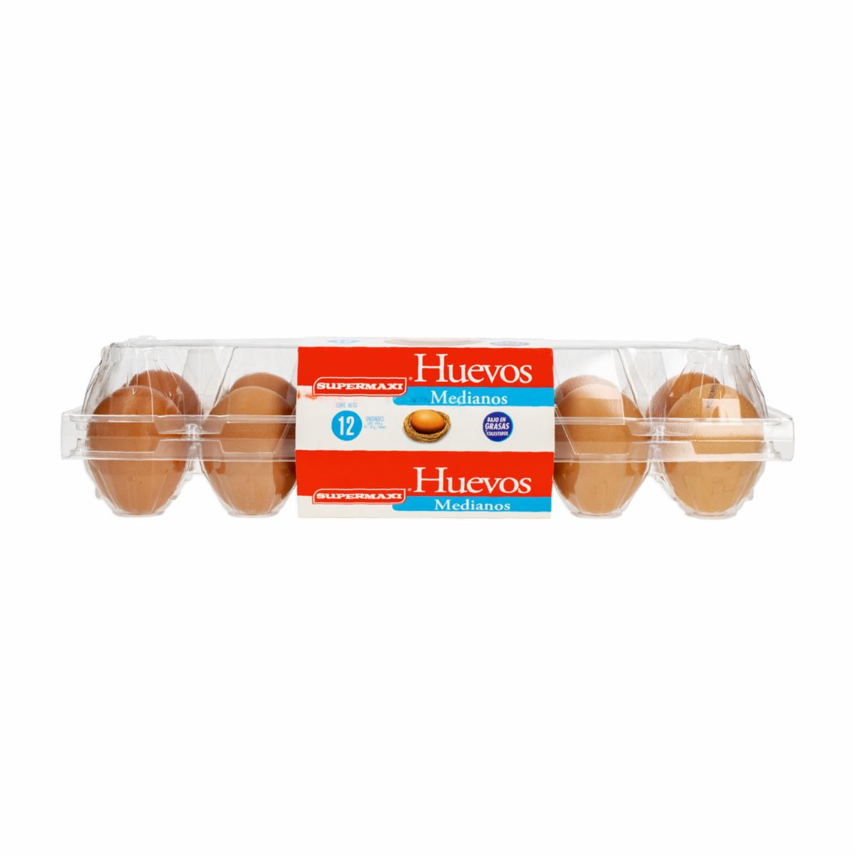 Huevos Medianos SUPERMAXI X 12 Uds