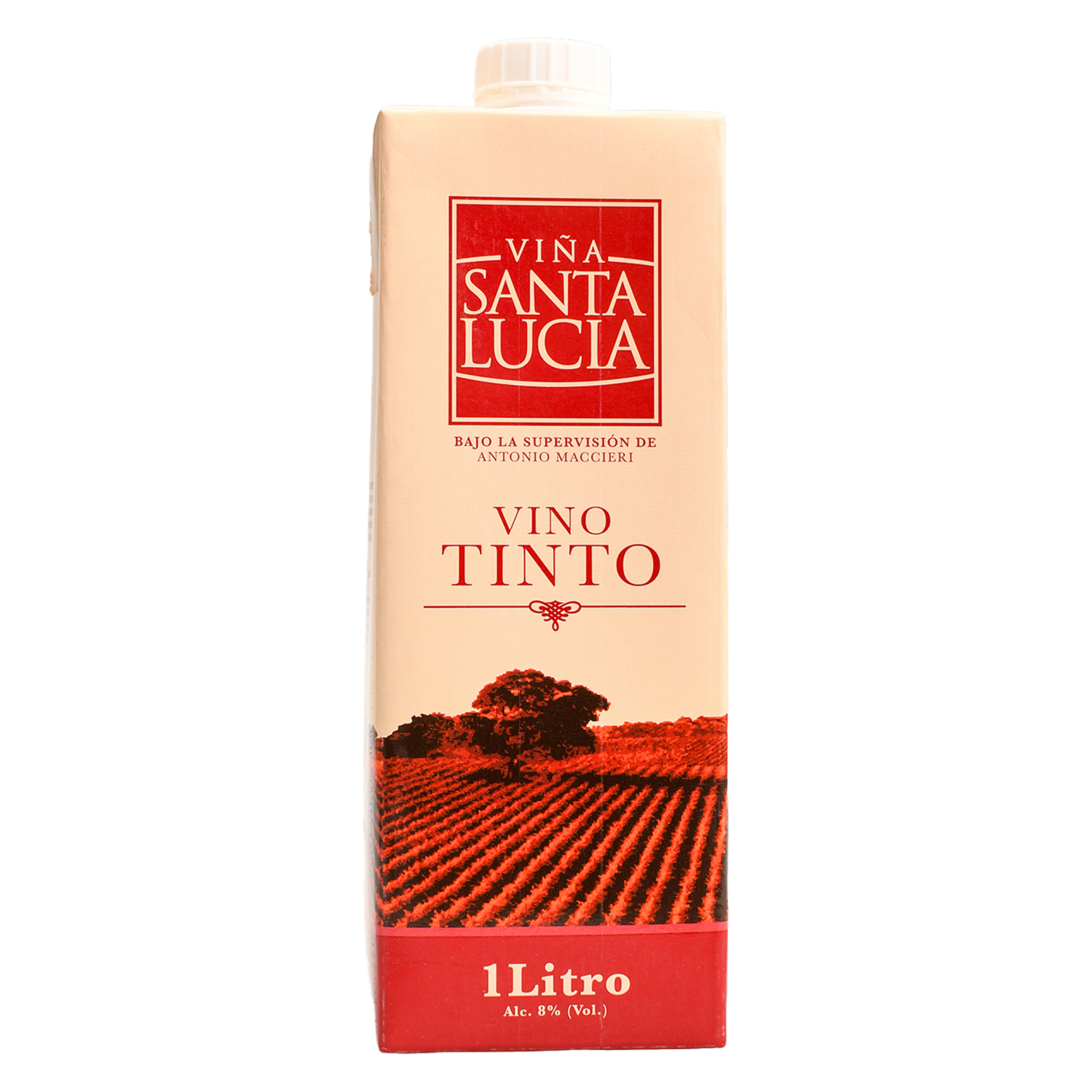 Vino Tinto De Mesa Italiano Santa LucÍa 1000 Ml