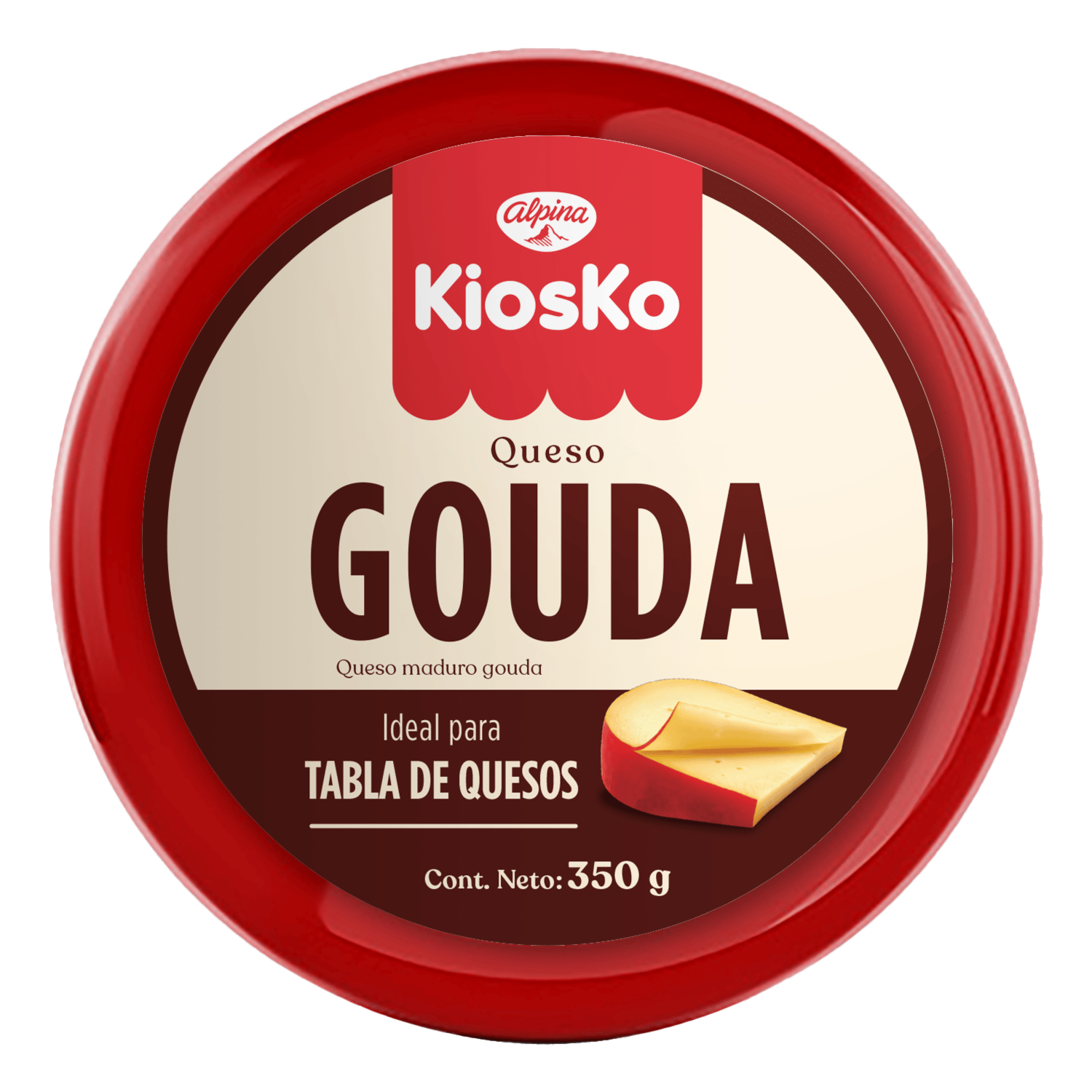 Queso Semimaduro Gouda KIOSKO 350 G