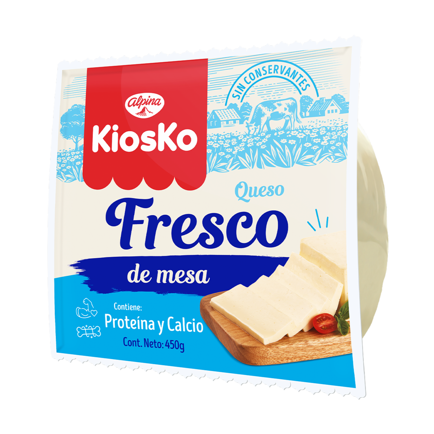 Queso Fresco De Mesa KIOSKO 450 G